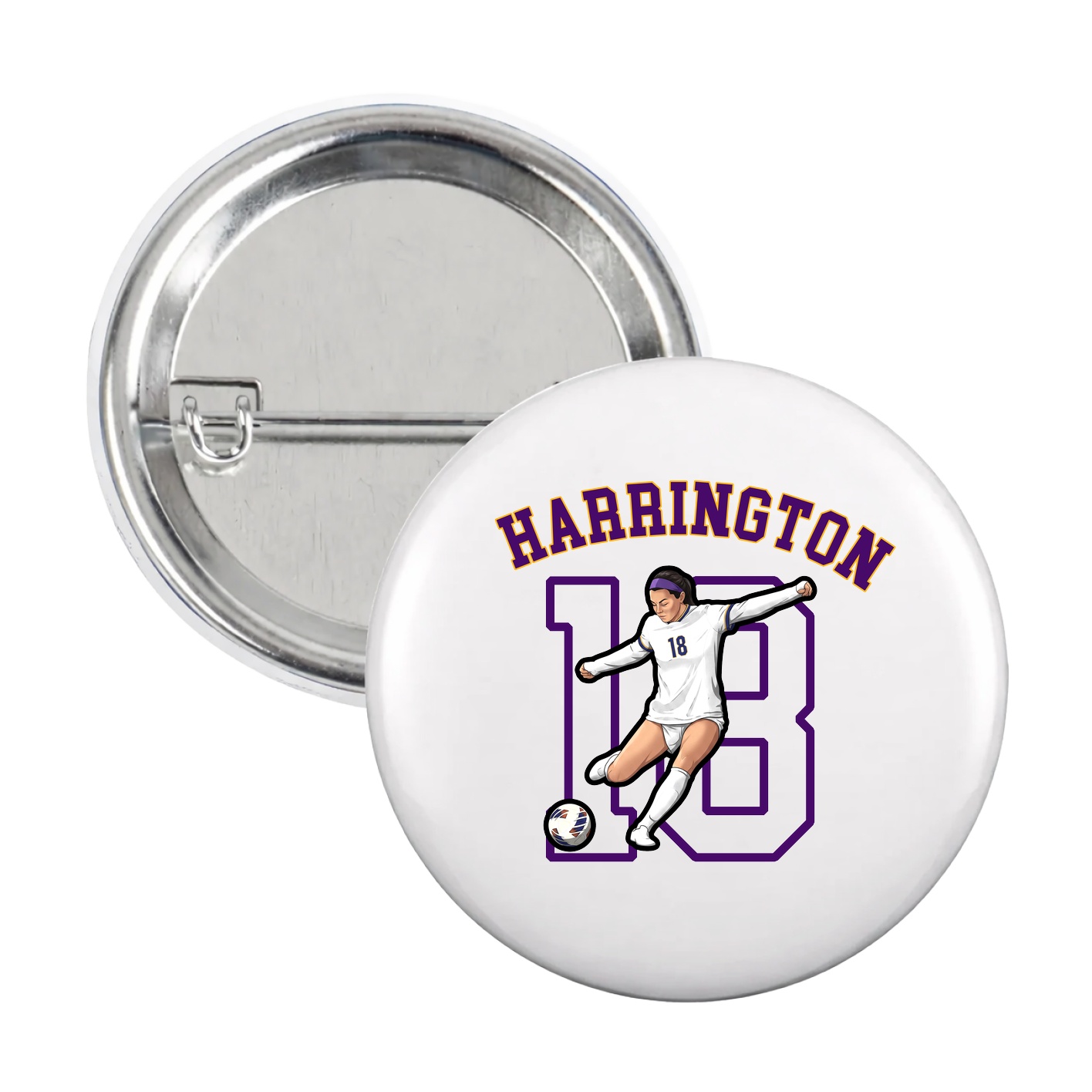Game Day Button — Shirsey Arch in White