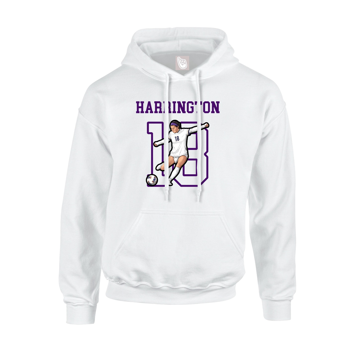 Hoodie — Shirsey in White