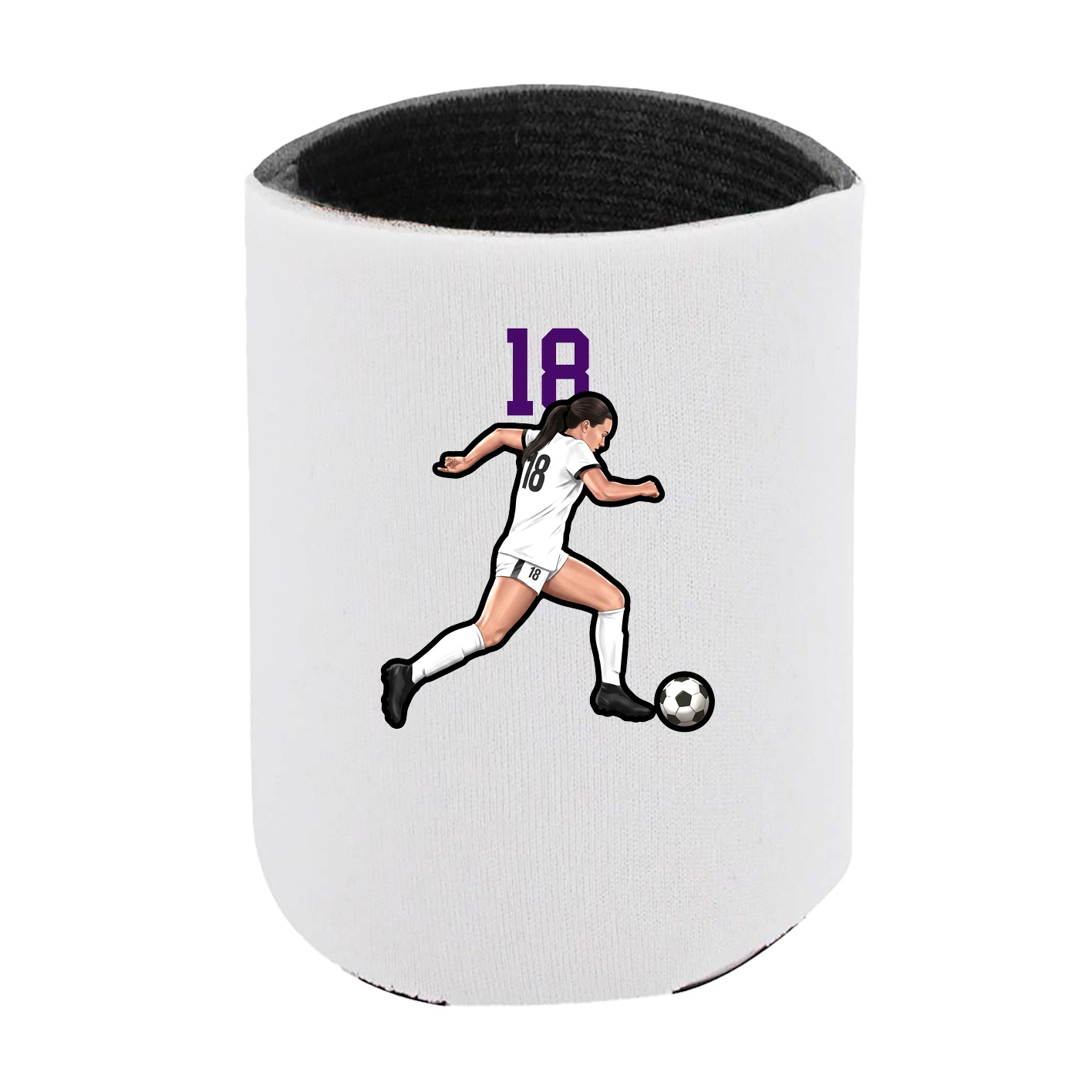 Can Holder — Number Top in White