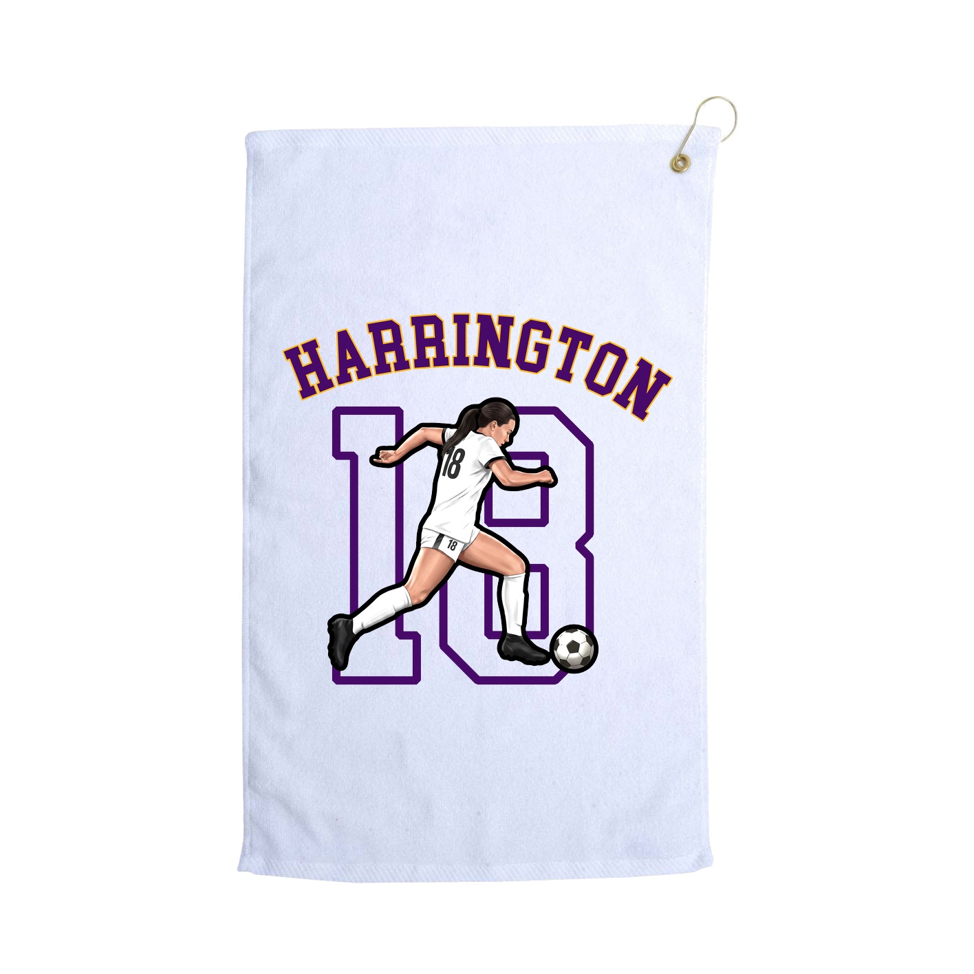 Golf Towel — Shirsey Arch in White