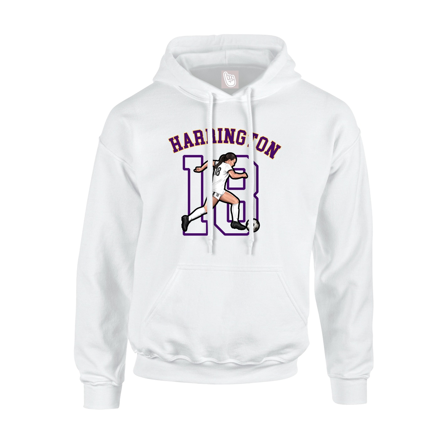 Hoodie — Shirsey Arch in White