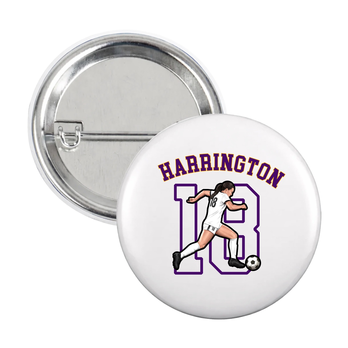 Game Day Button — Shirsey Arch in White