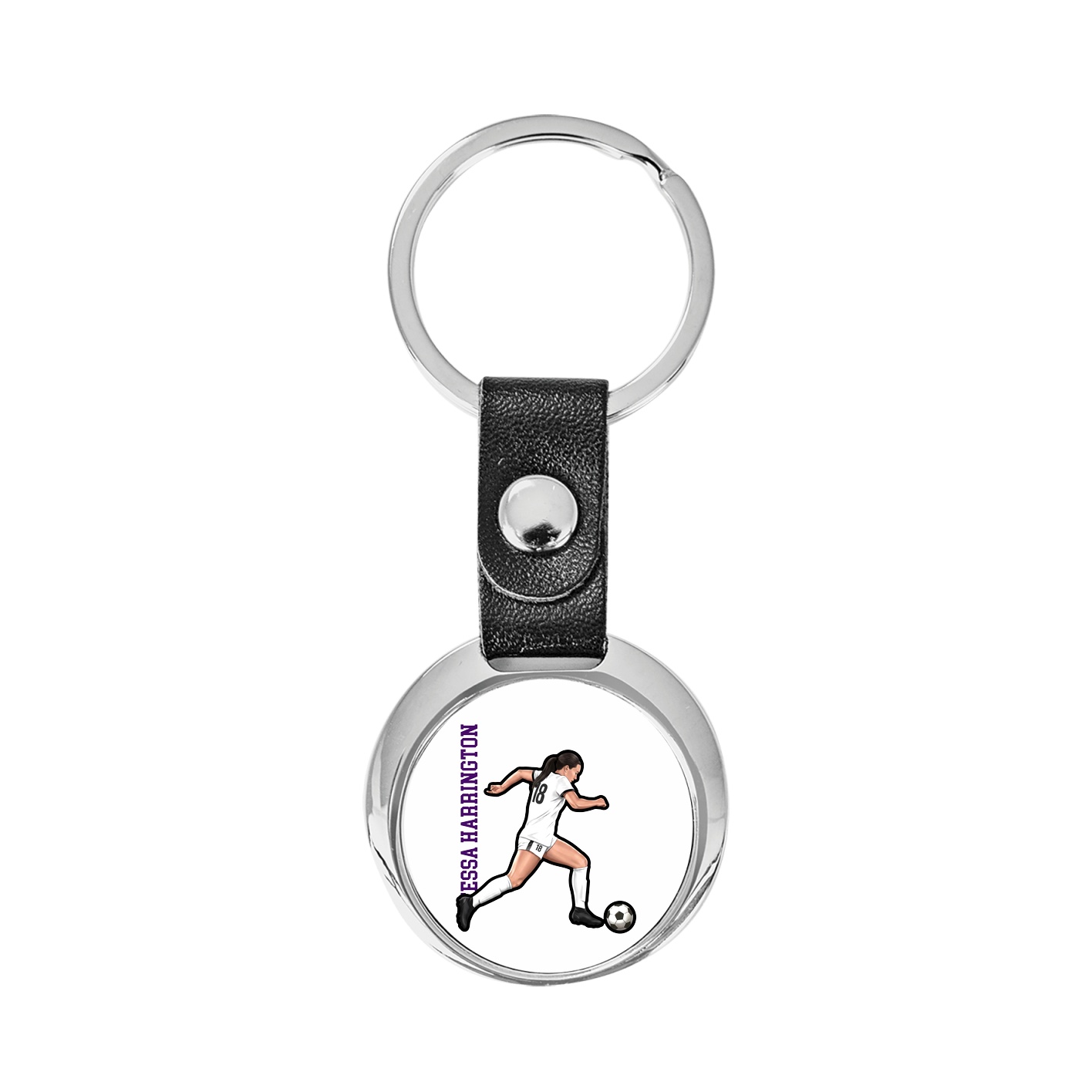 Key Chain — Name Vertical in Classic