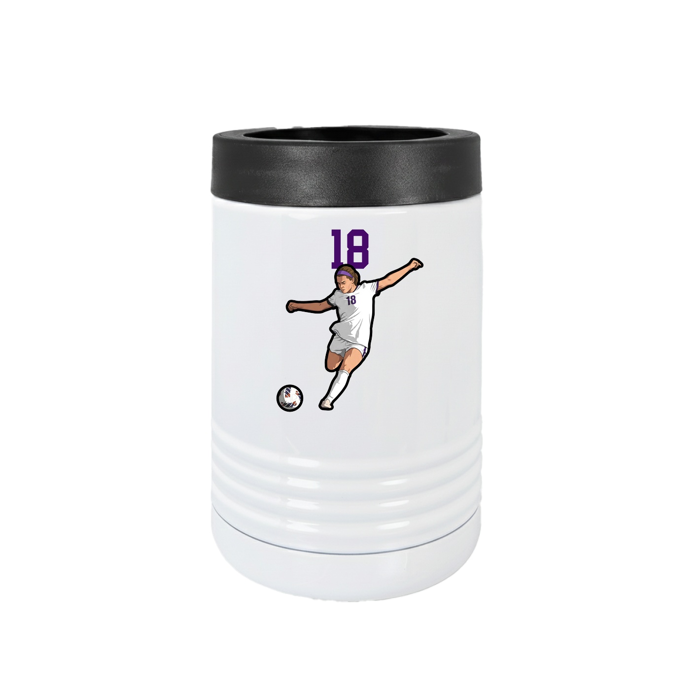 Beverage Holder — Number Top in White