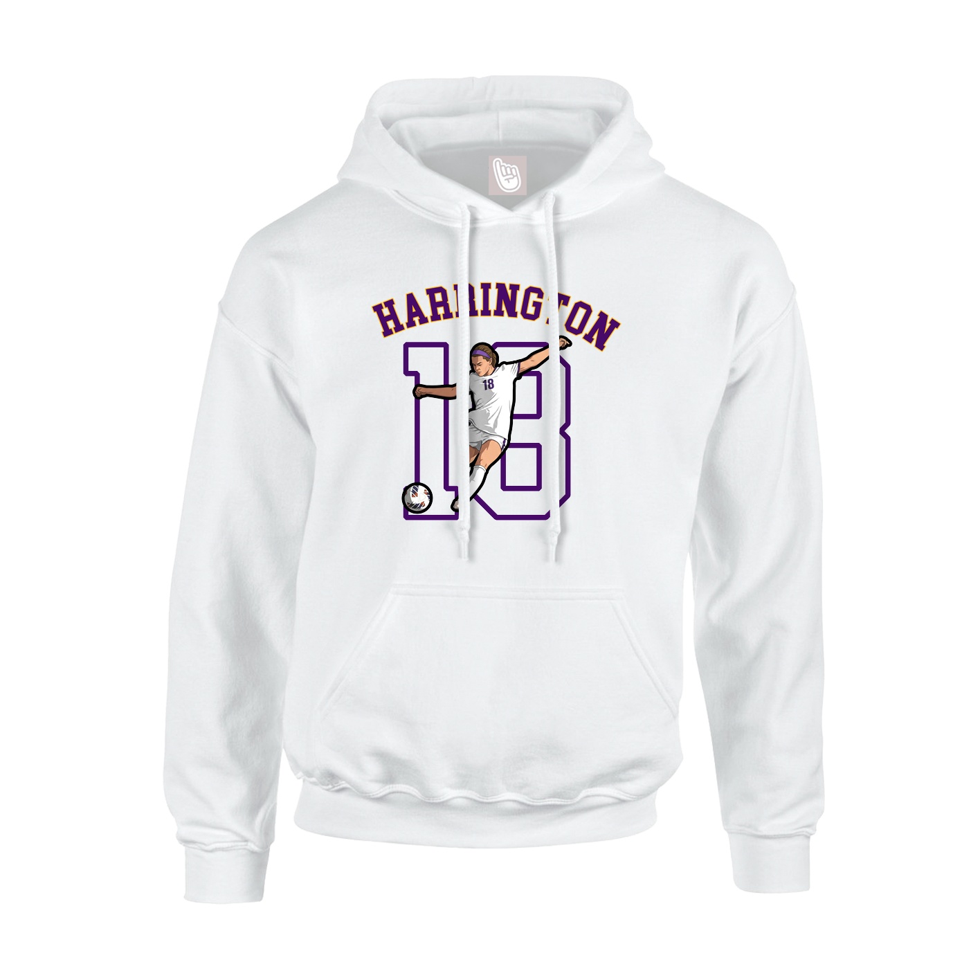 Youth Hoodie — Shirsey Arch in White