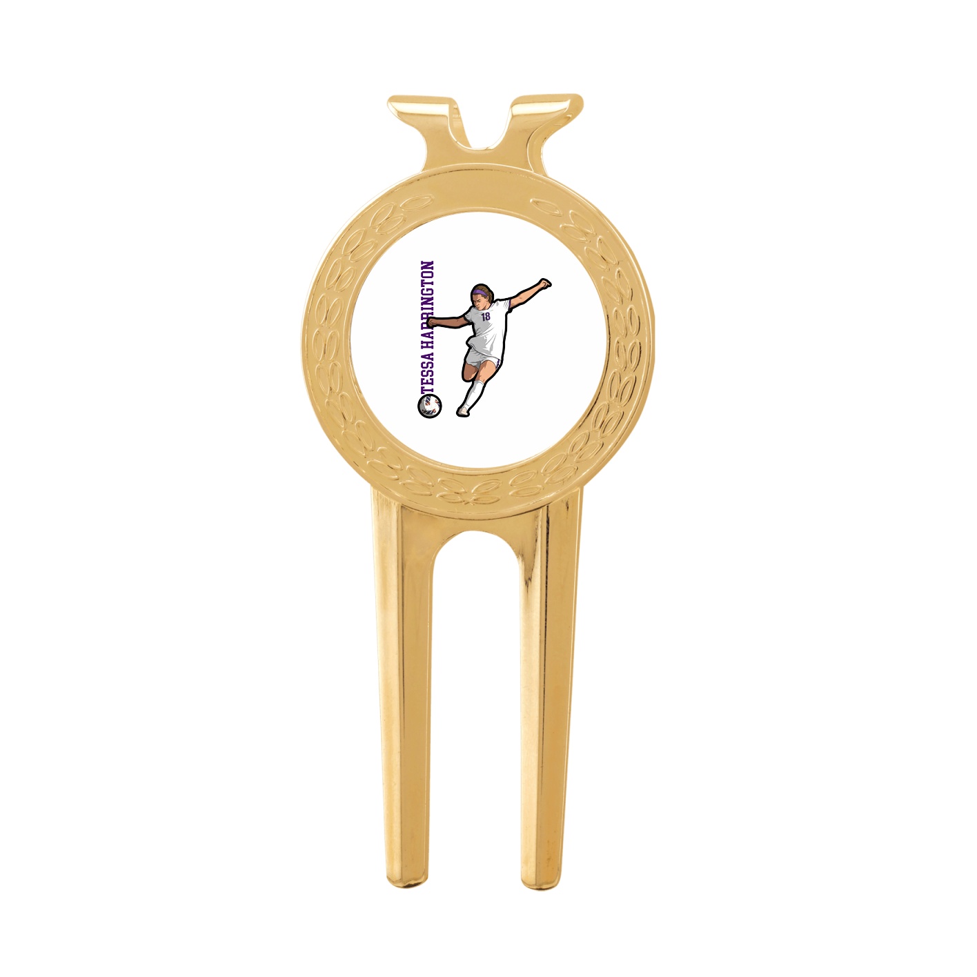 Divot Tool with Ball Marker — Name Vertical in Classic