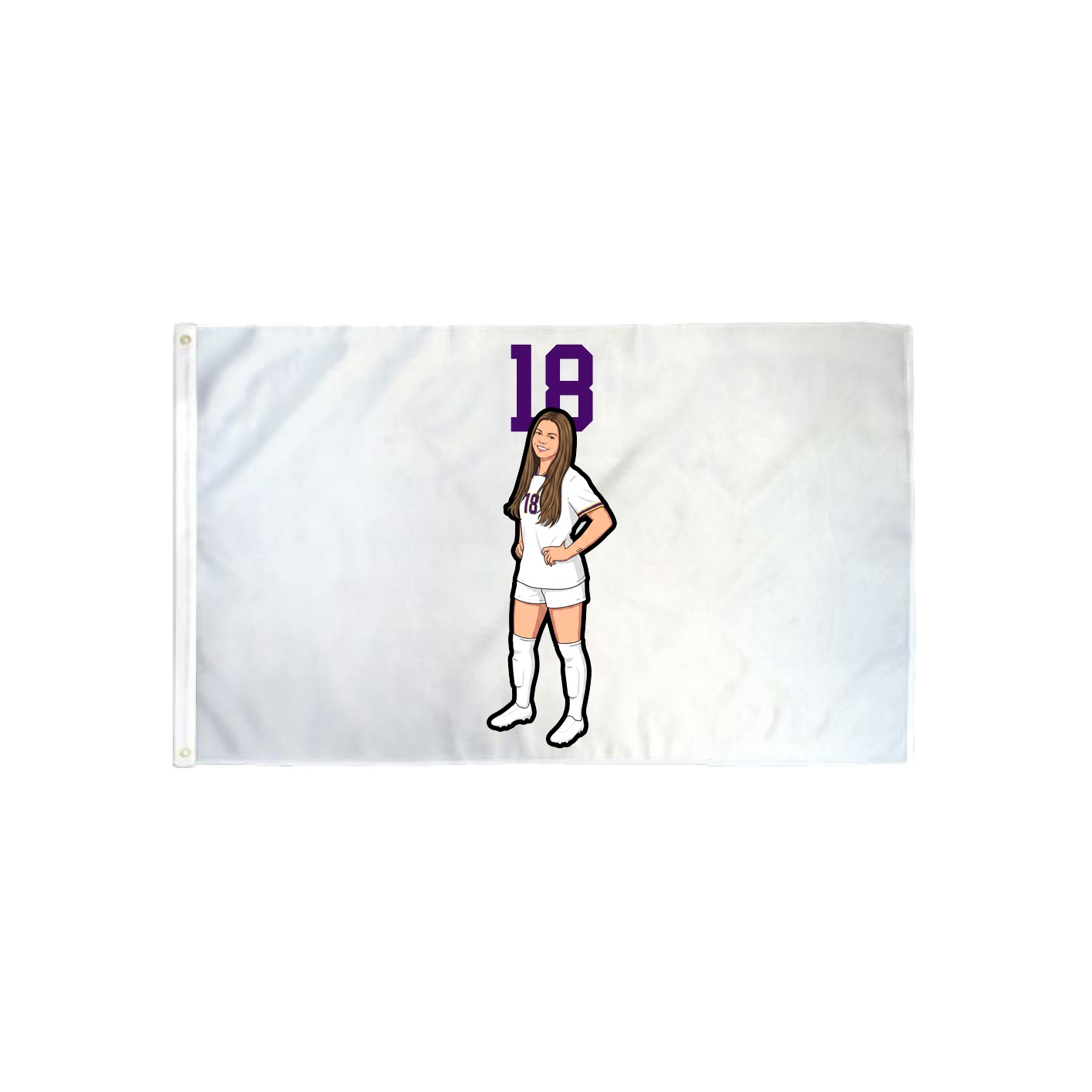 3x5 Flag — Number Top in Classic