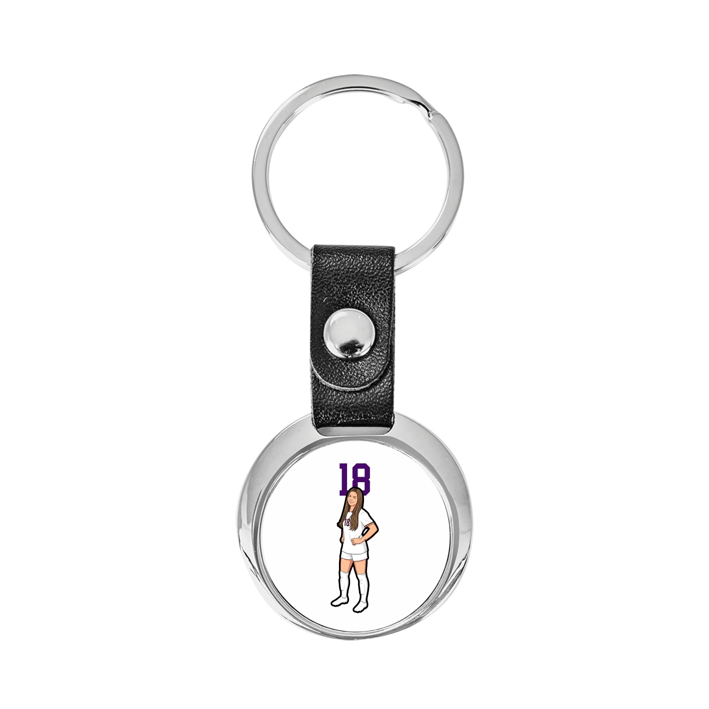 Key Chain — Number Top in Classic