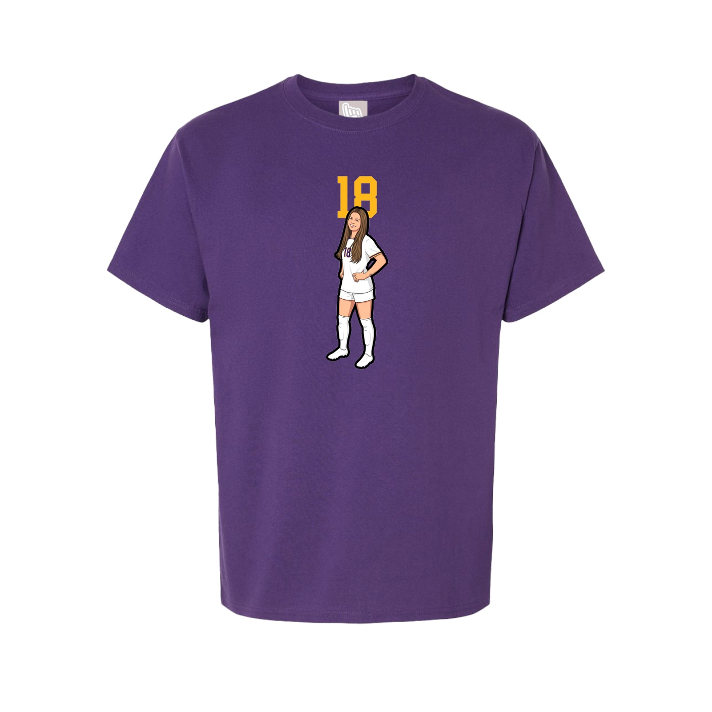 Tee — Number Top in Purple