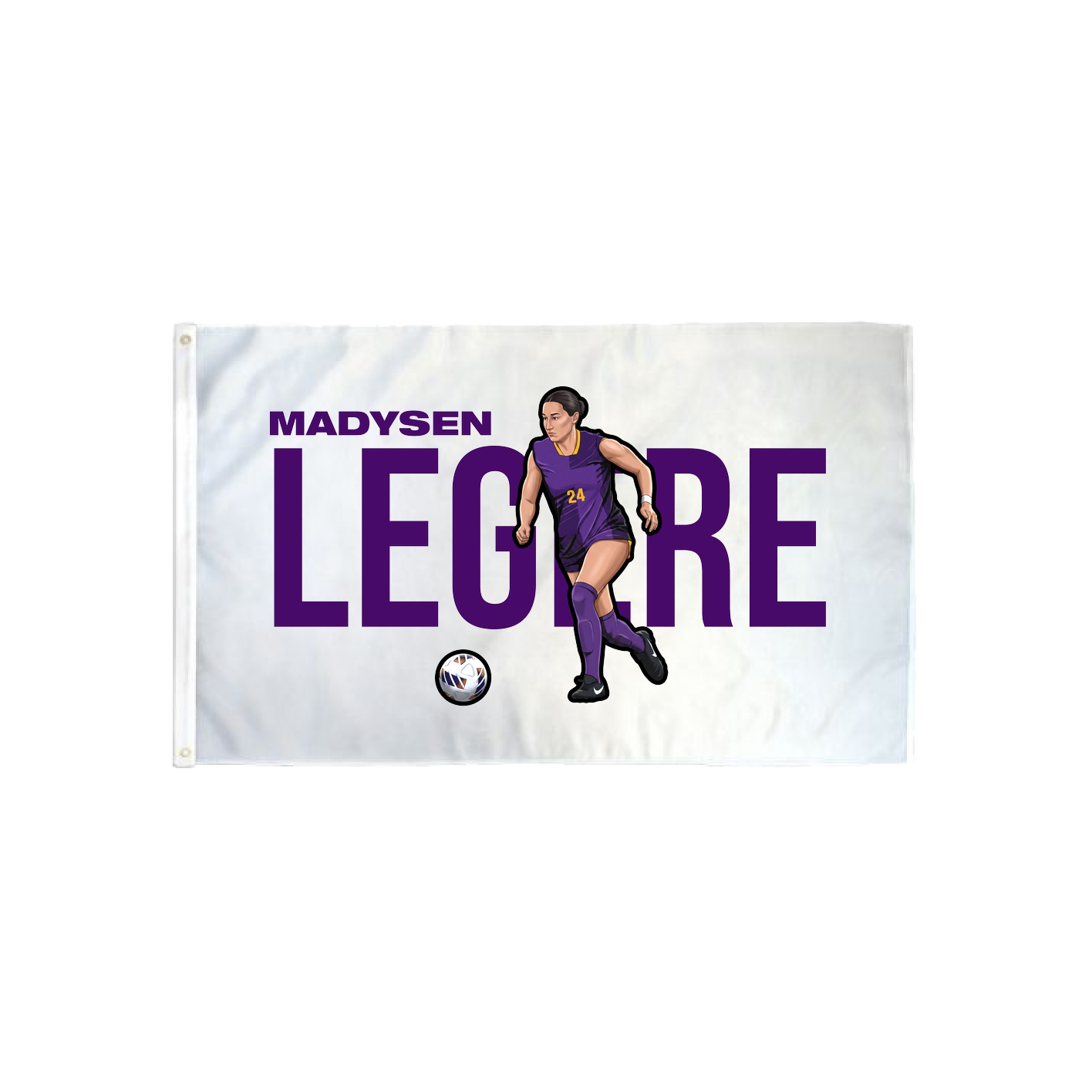 3x5 Flag — Player Name in Classic