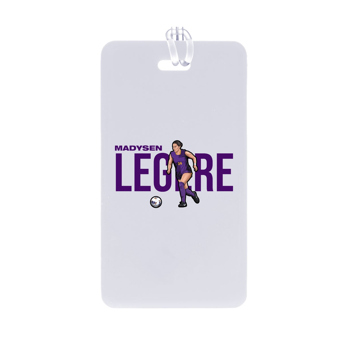 Bag Tag — Player Name in Classic