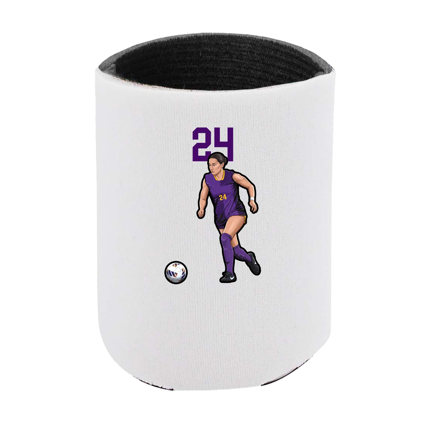 Can Holder — Number Top in White