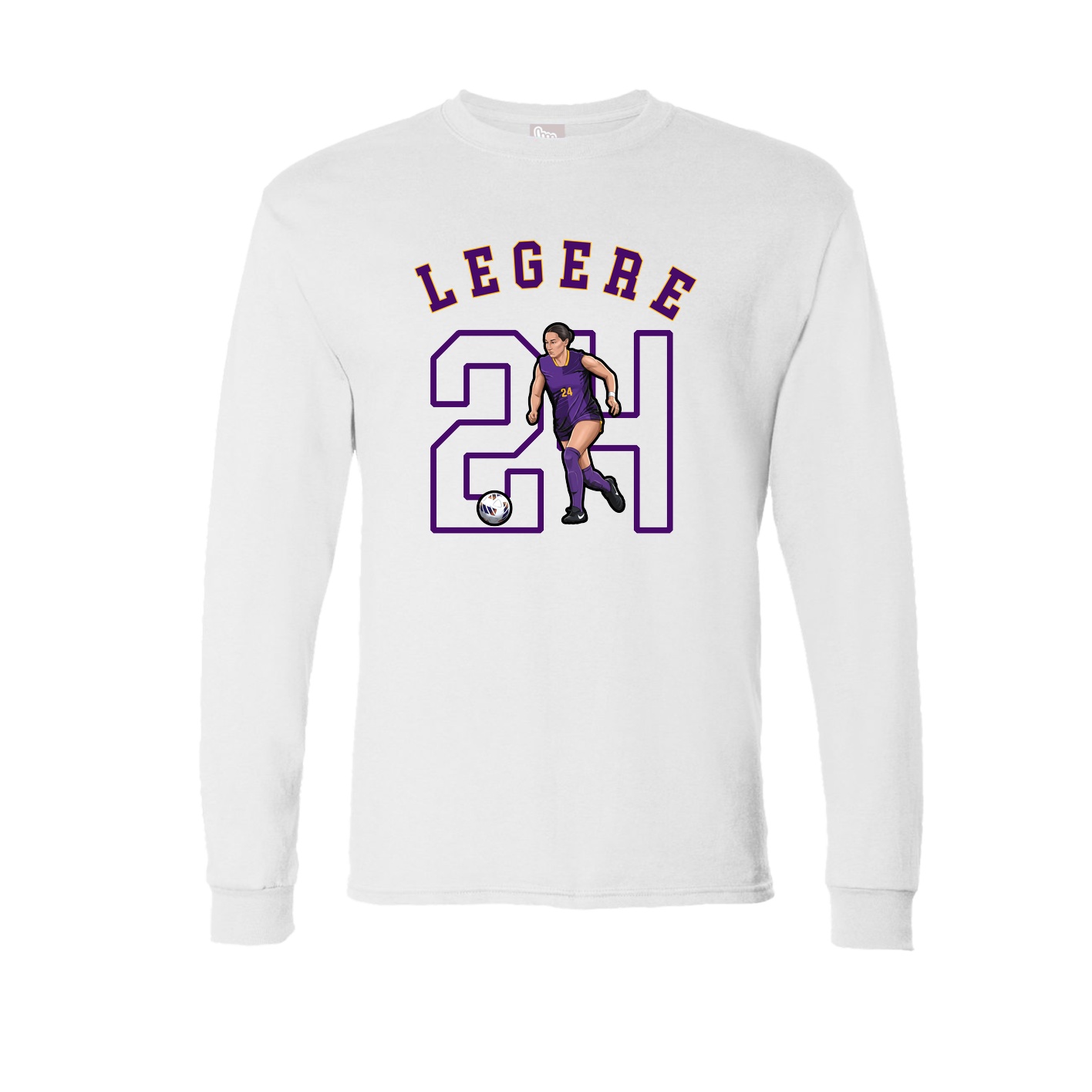 Long Sleeve Tee — Shirsey Arch in White