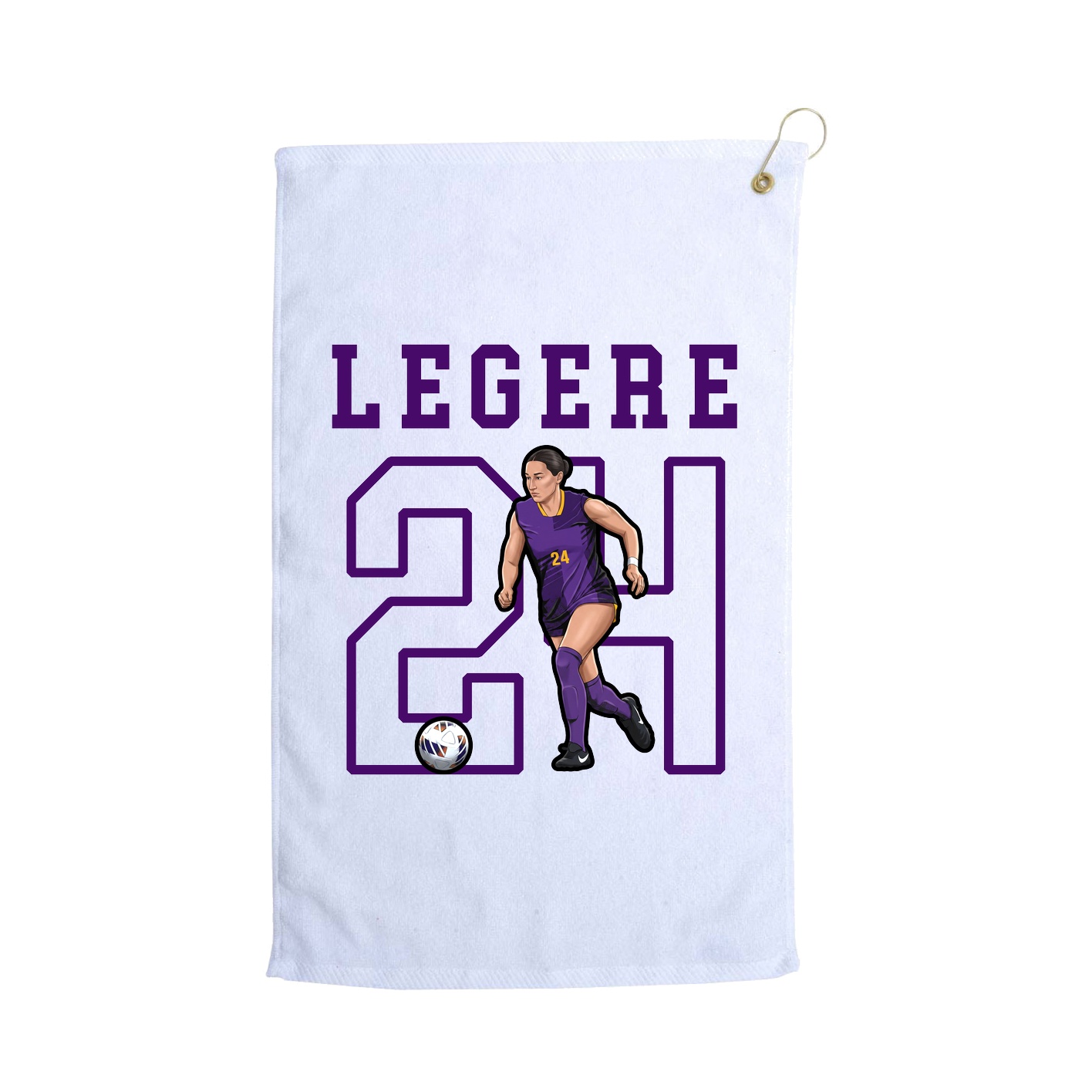 Golf Towel — Shirsey in White