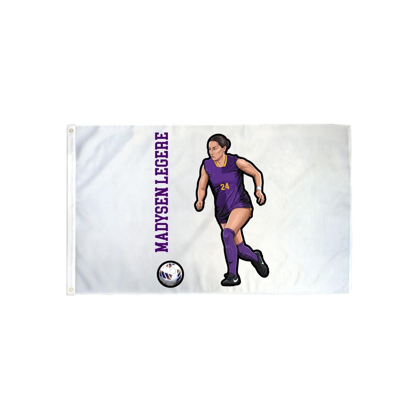 3x5 Flag — Name Vertical in Classic