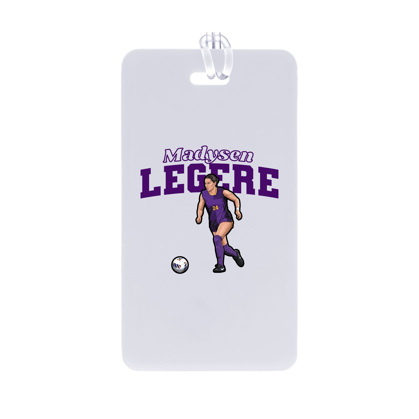 Bag Tag — Name Arch in Classic