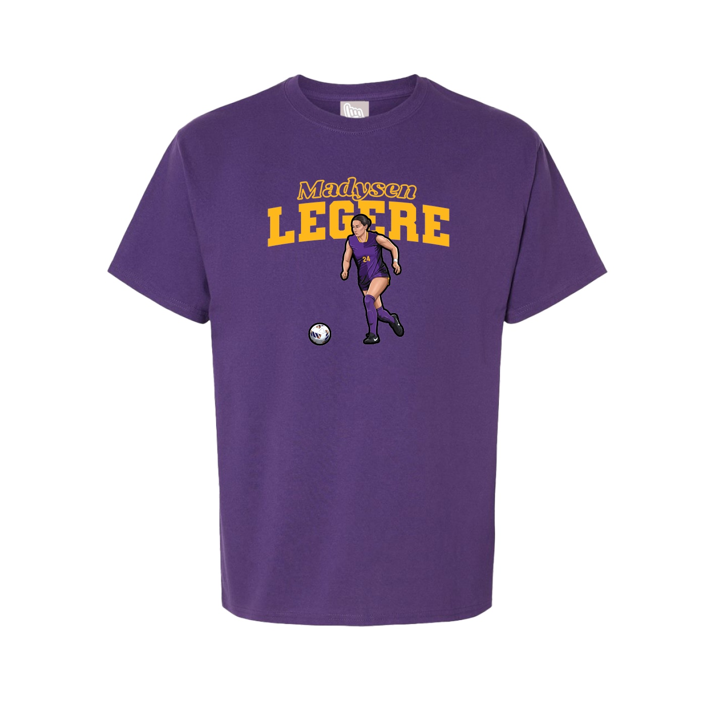Tee — Name Arch in Purple