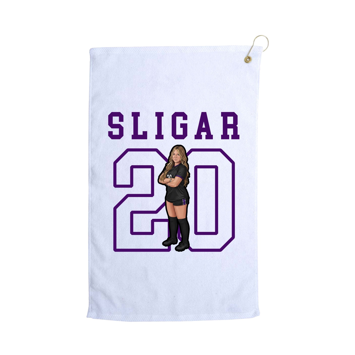 Golf Towel — Shirsey in White