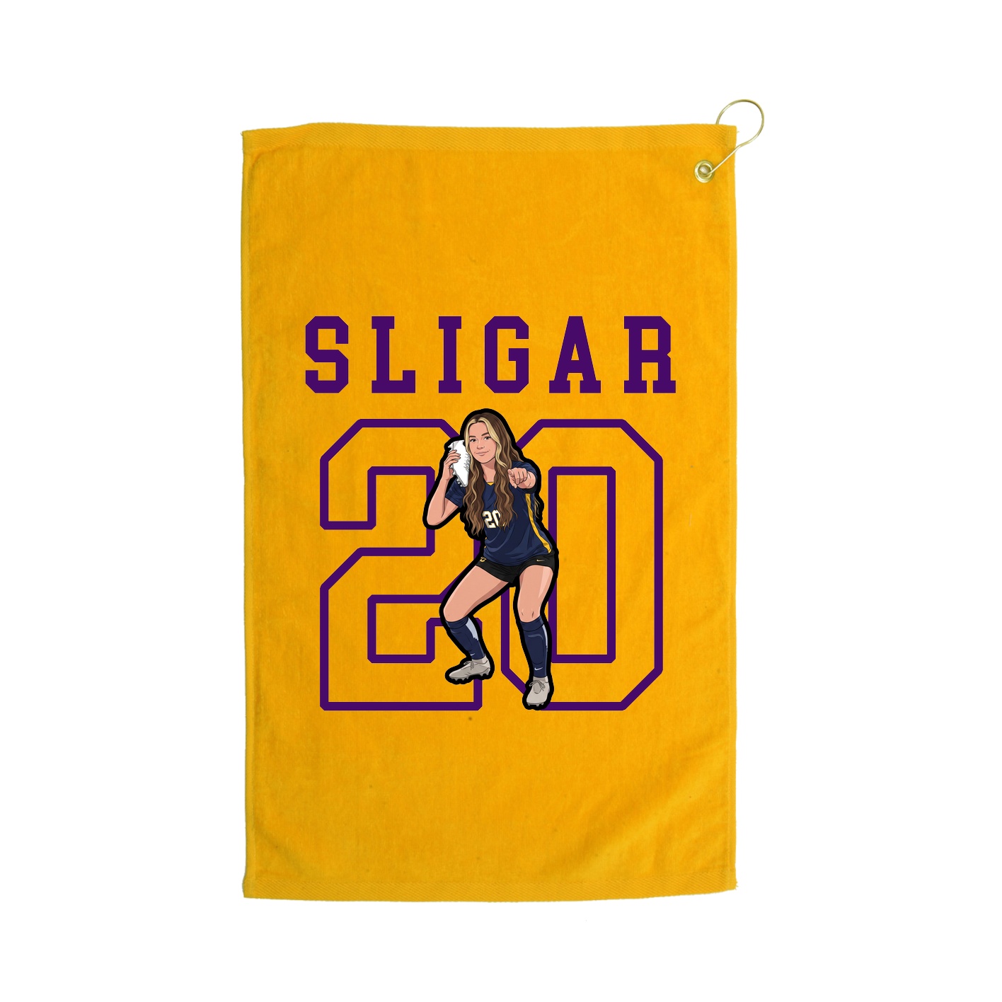 Golf Towel — Shirsey in Gold