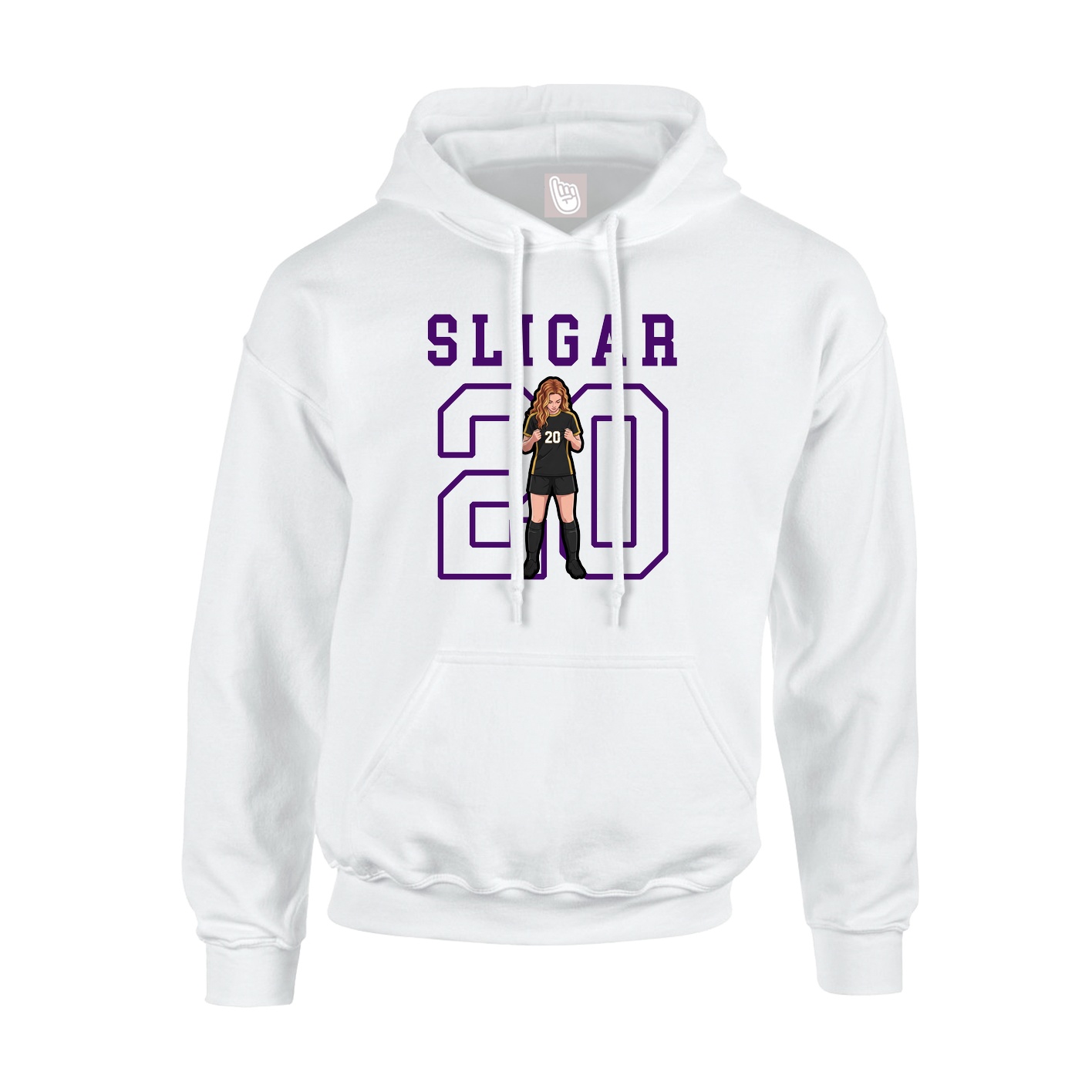 Youth Hoodie — Shirsey in White