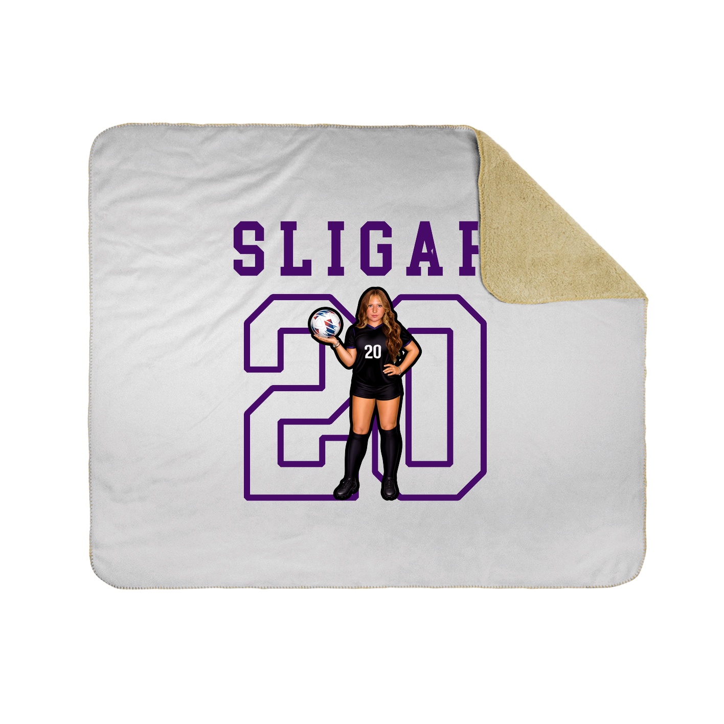 Throw Blanket — Shirsey in White