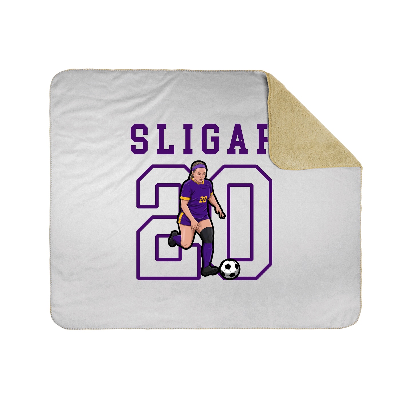 Throw Blanket — Shirsey in White