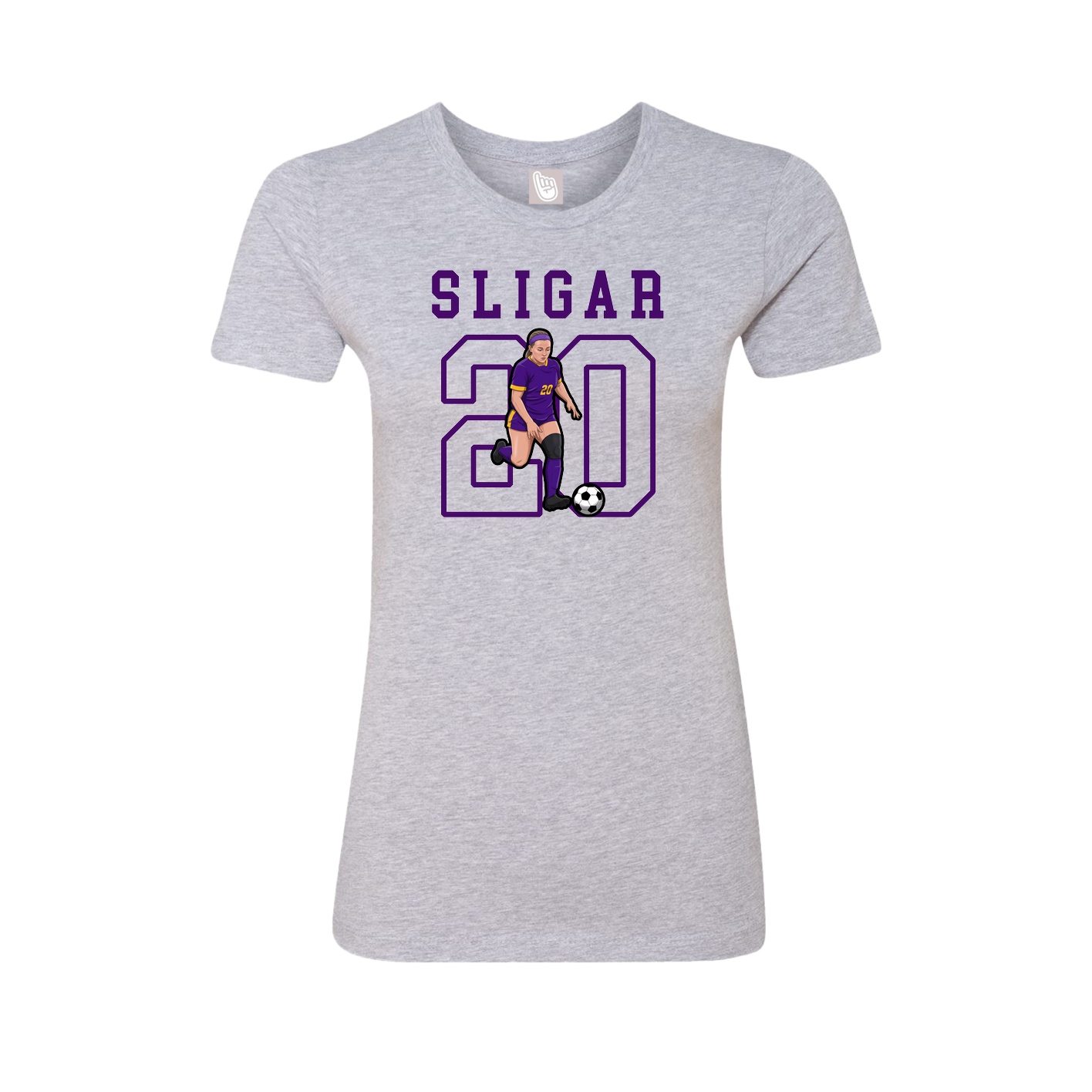 Fitted Women's Tee — Shirsey in Grey