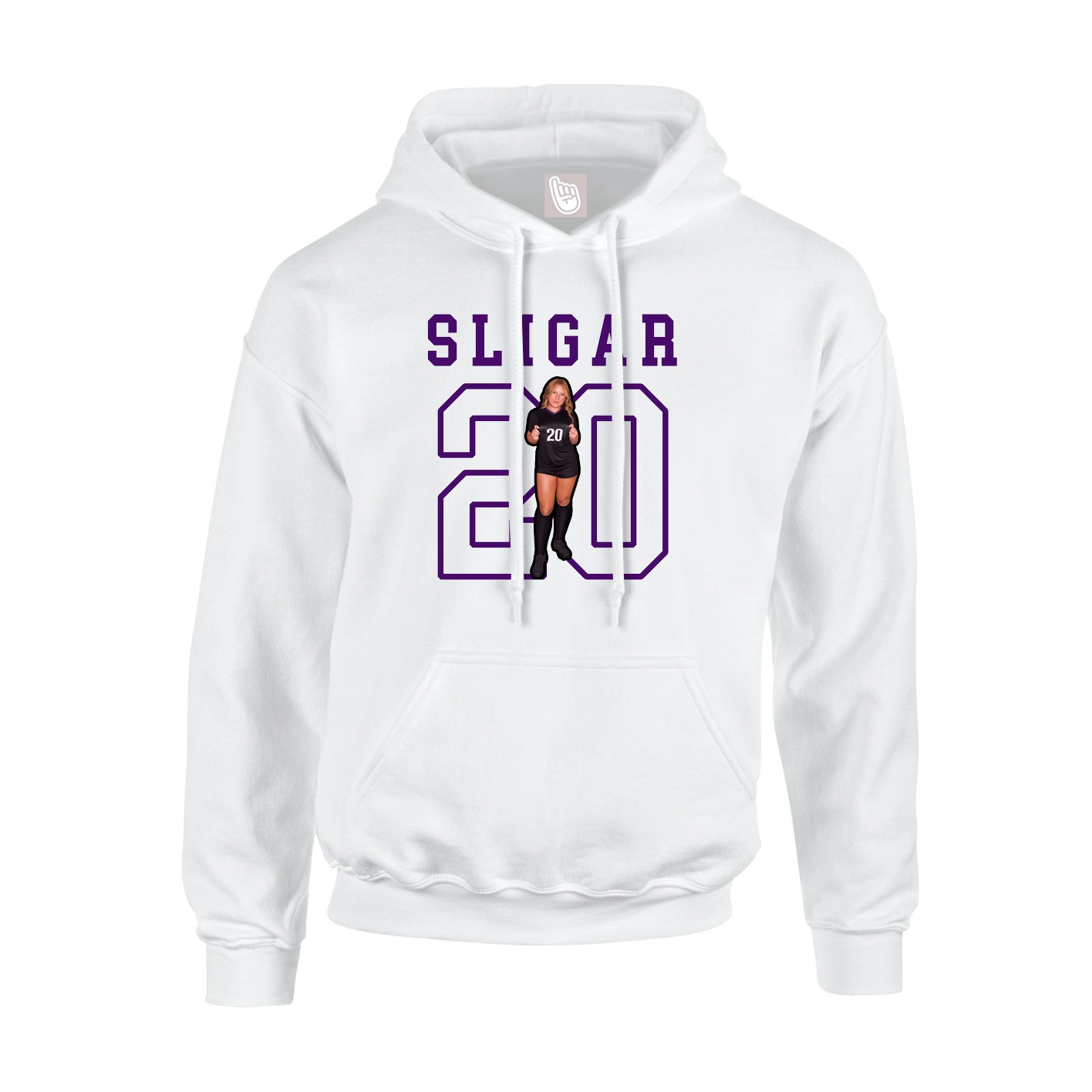 Hoodie — Shirsey in White