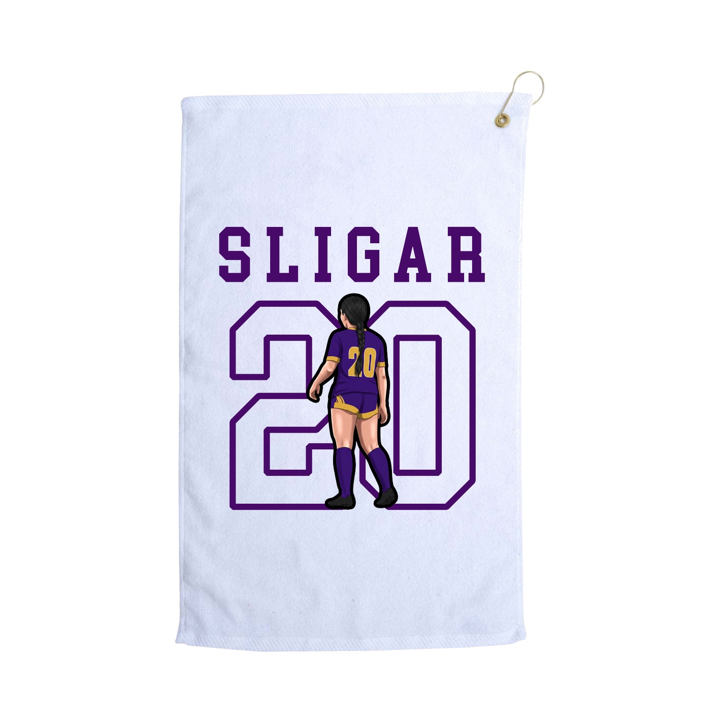 Golf Towel — Shirsey in White