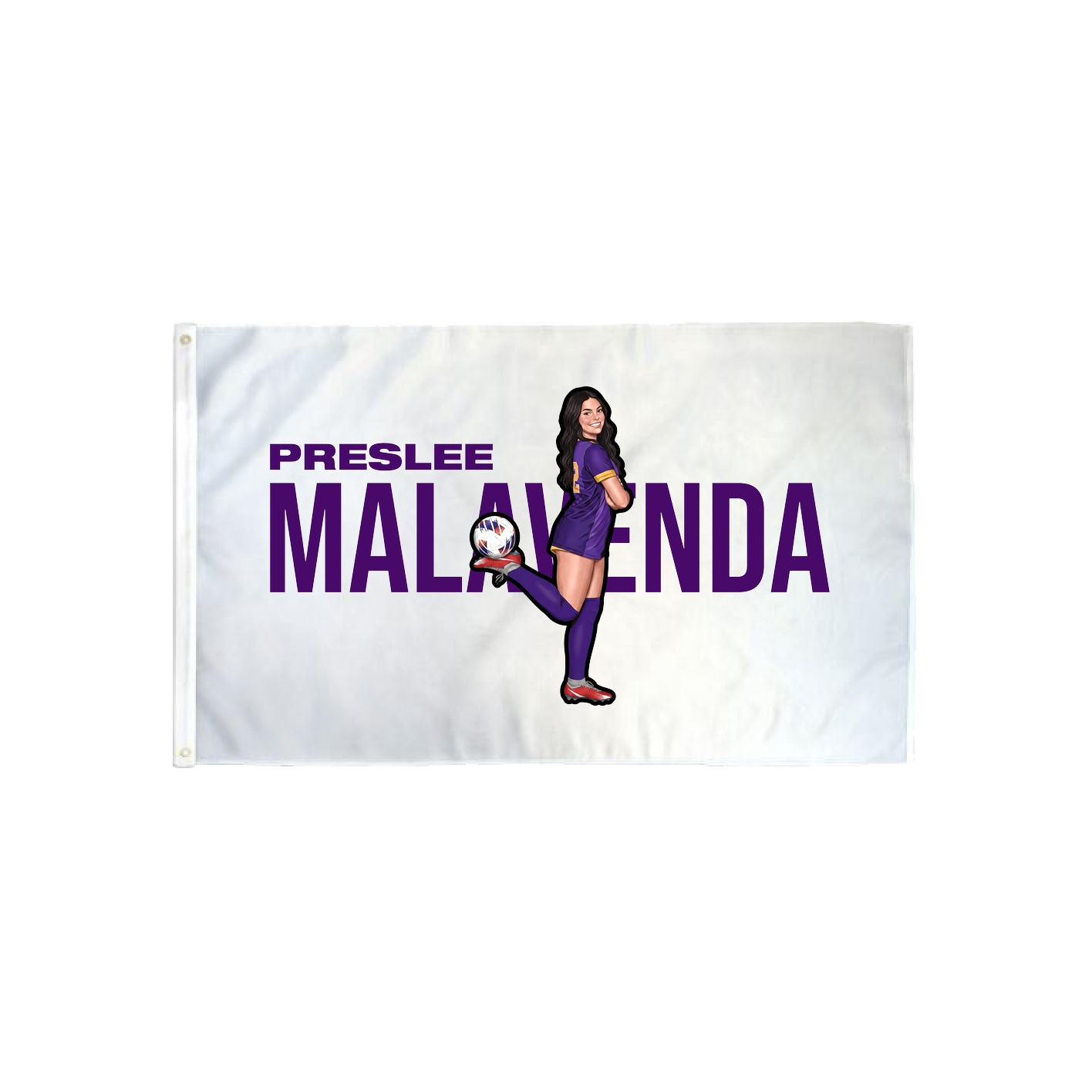 3x5 Flag — Player Name in Classic