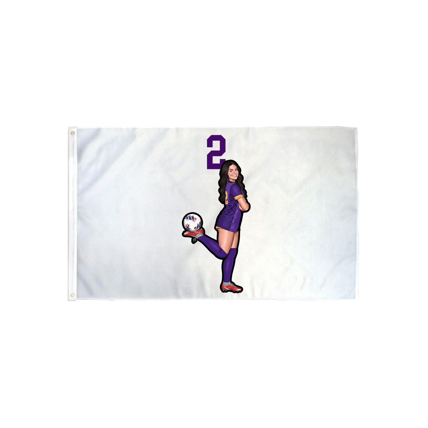 3x5 Flag — Number Top in Classic