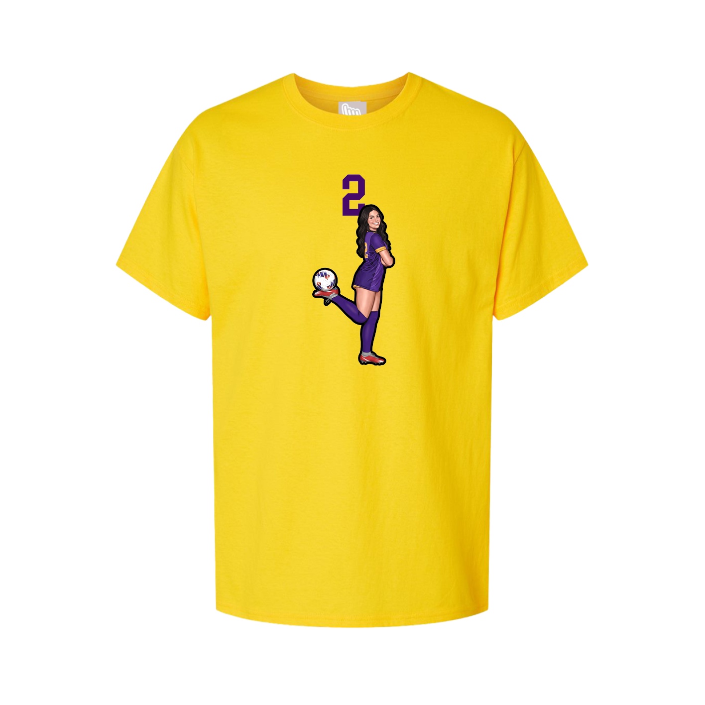 Tee — Number Top in Gold