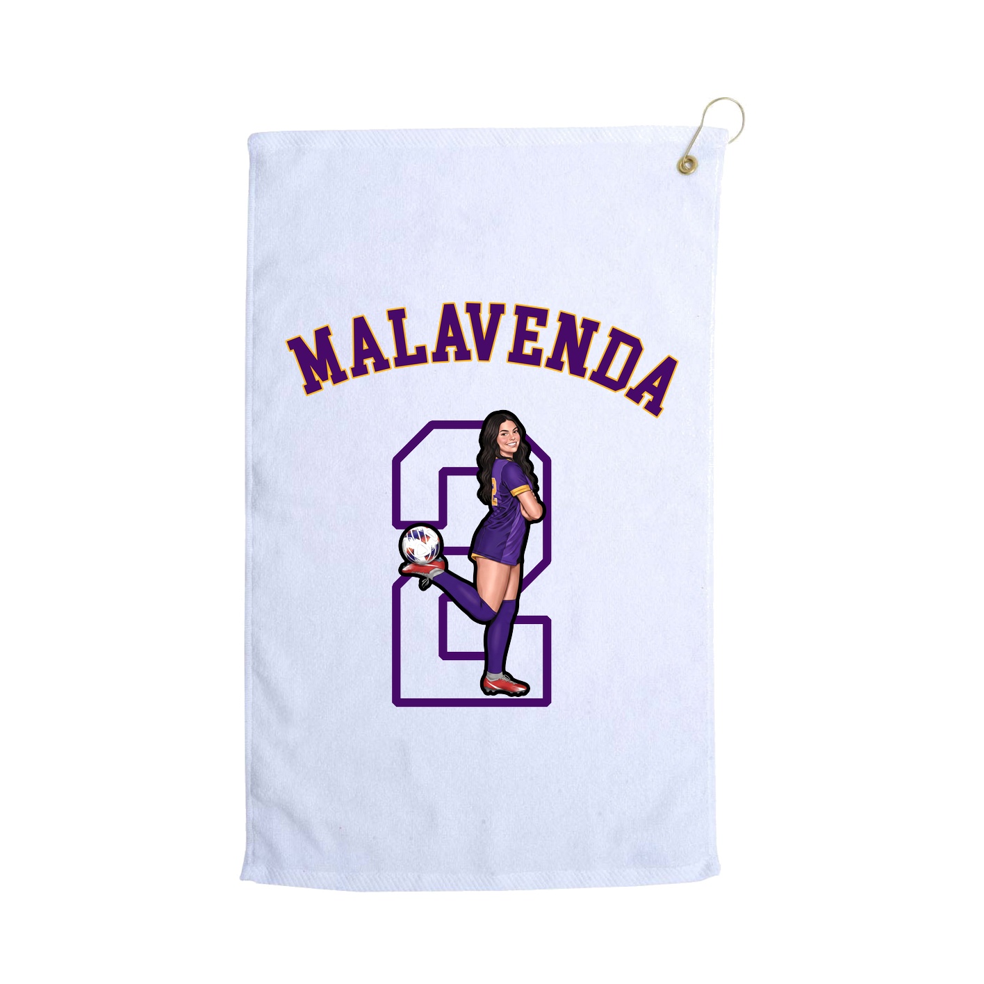 Golf Towel — Shirsey Arch in White