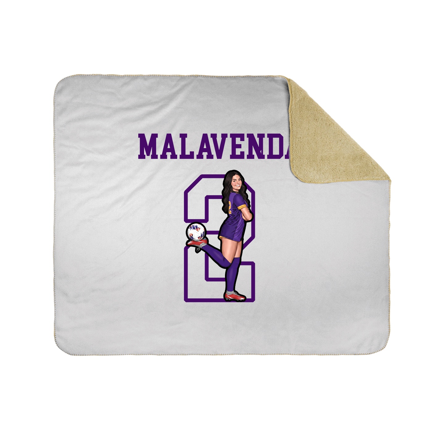 Throw Blanket — Shirsey in White