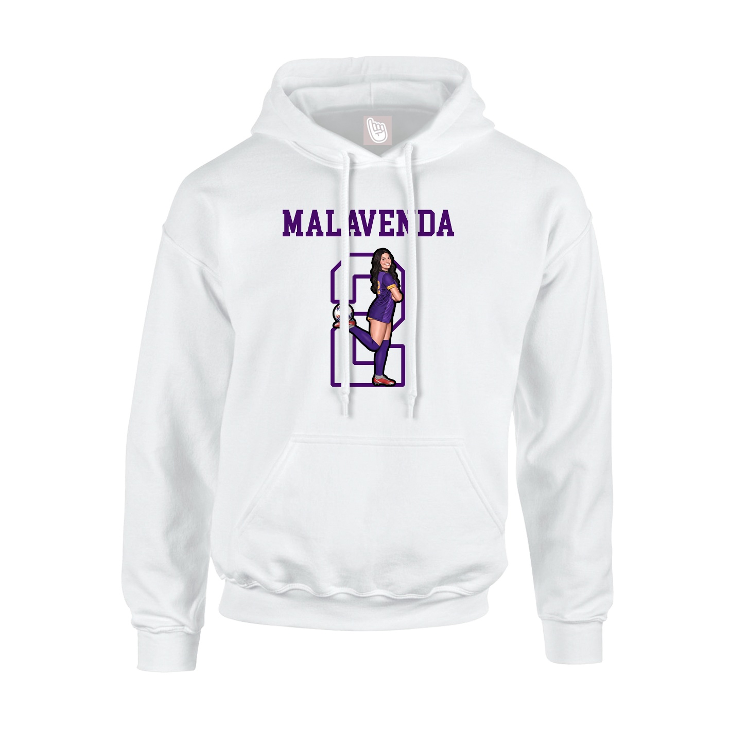 Youth Hoodie — Shirsey in White