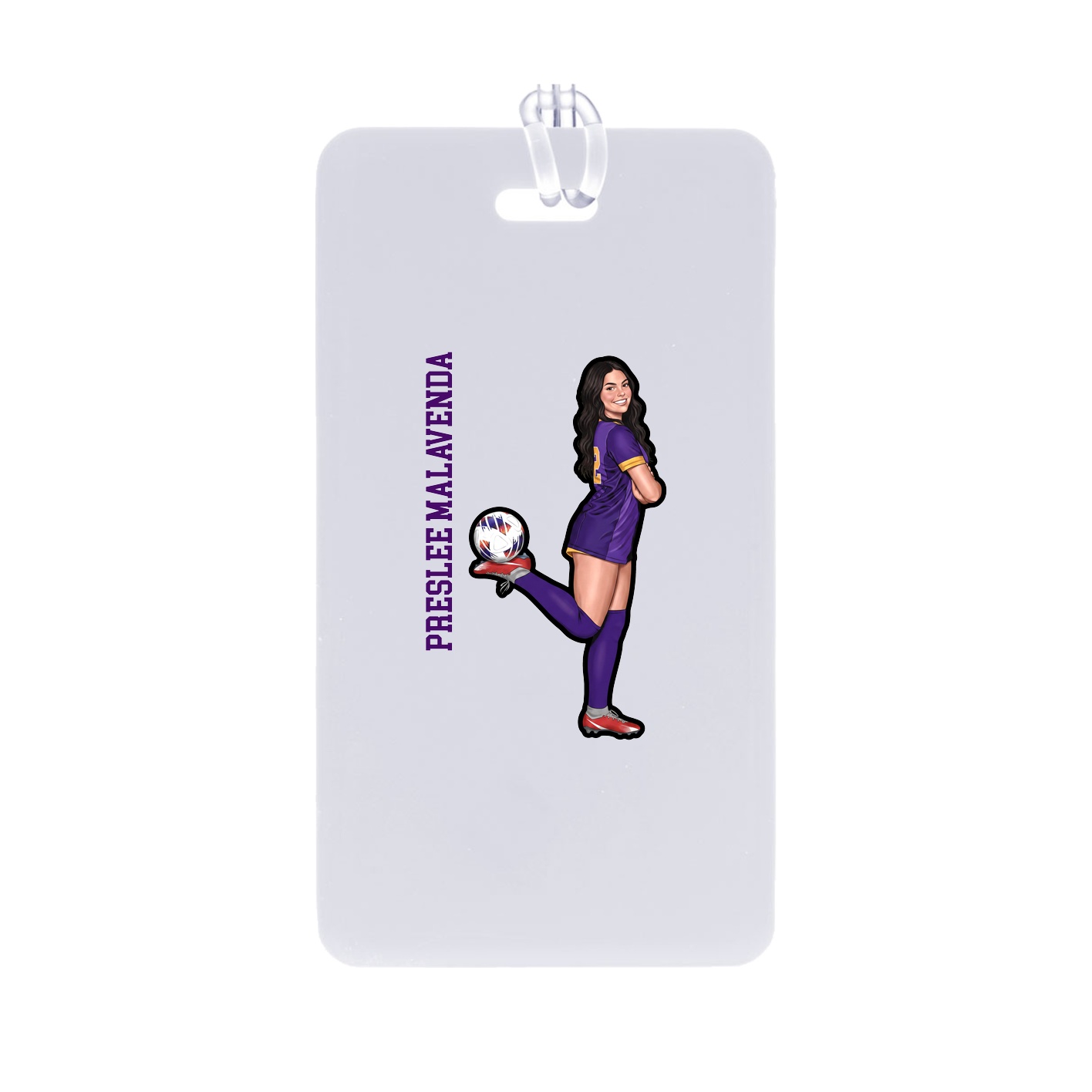 Bag Tag — Name Vertical in Classic