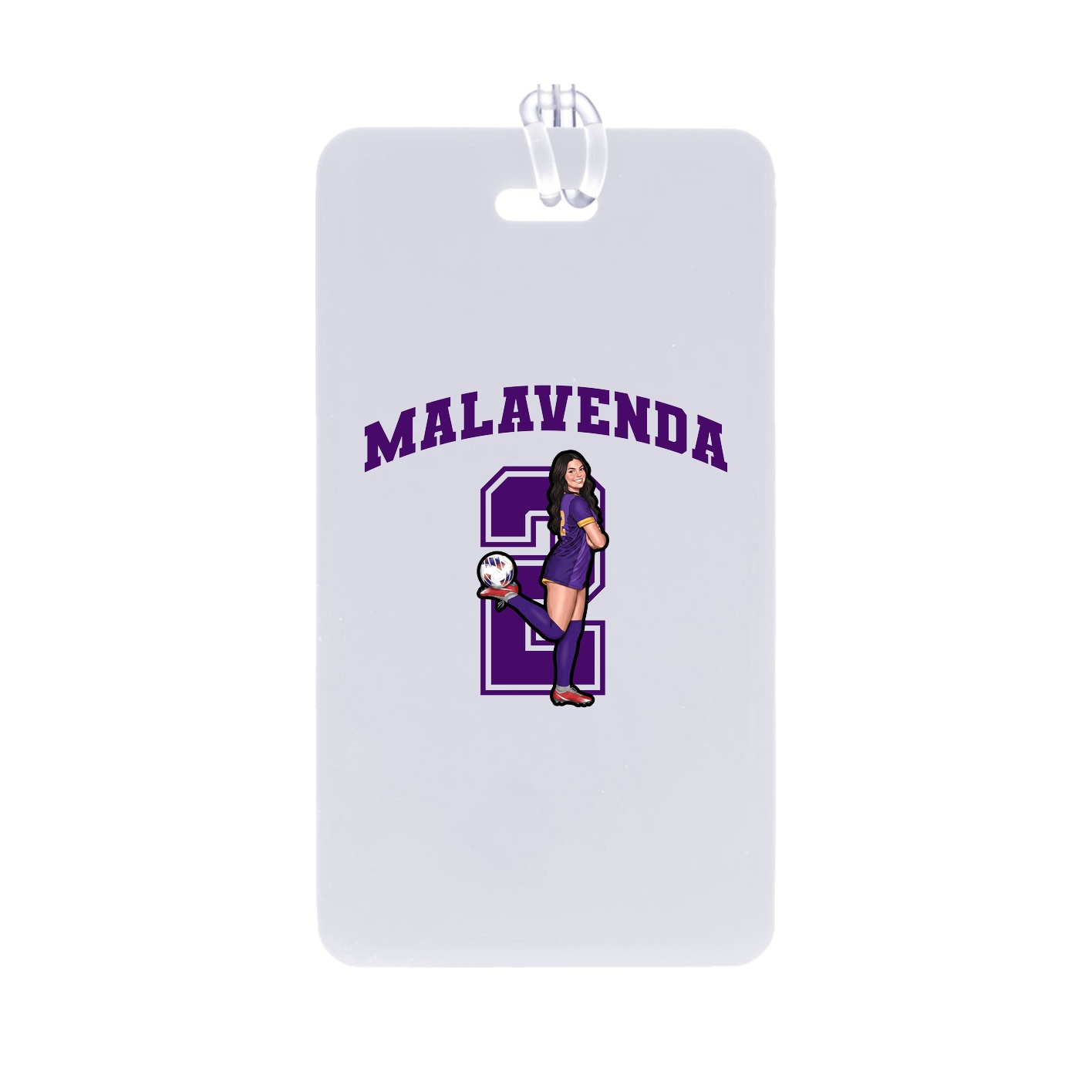 Bag Tag — Number in Classic