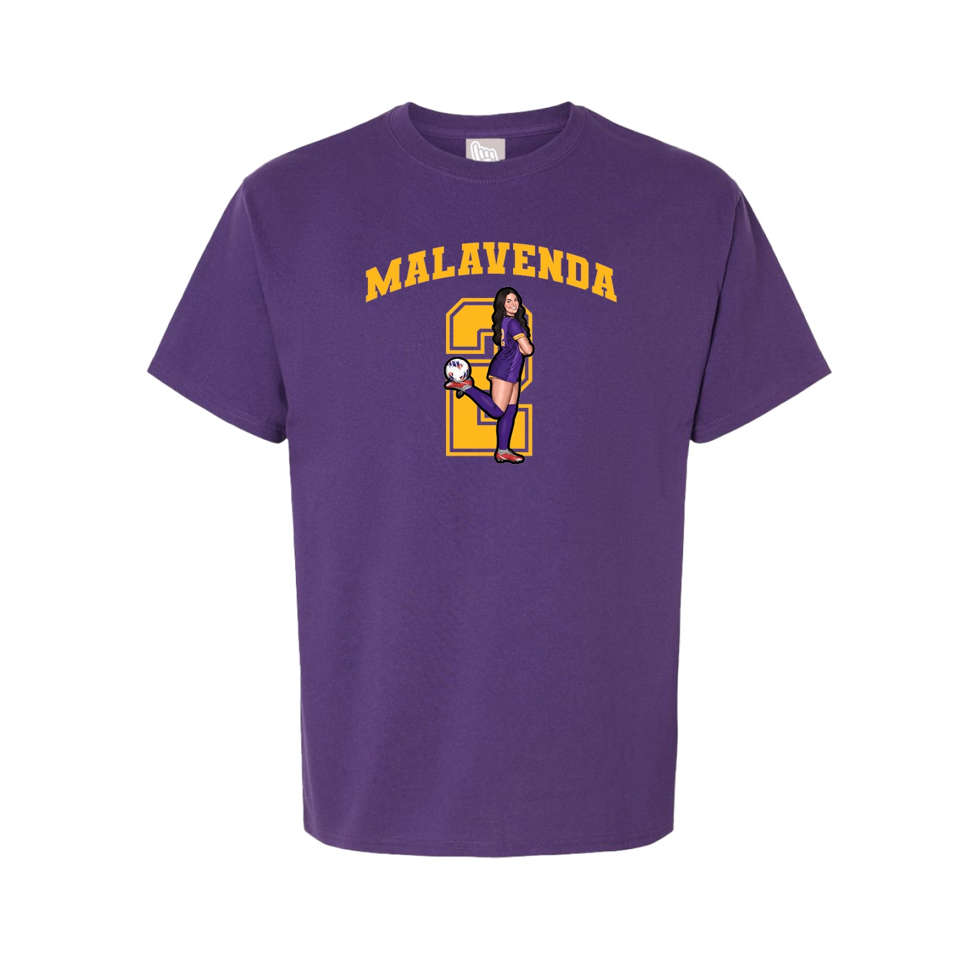 Tee — Number in Purple