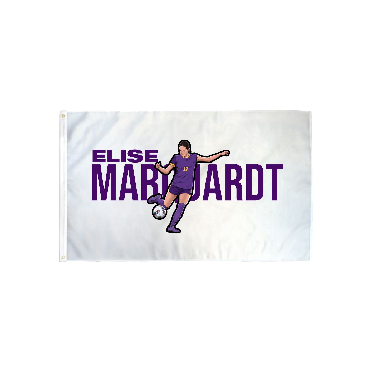 3x5 Flag — Player Name in Classic