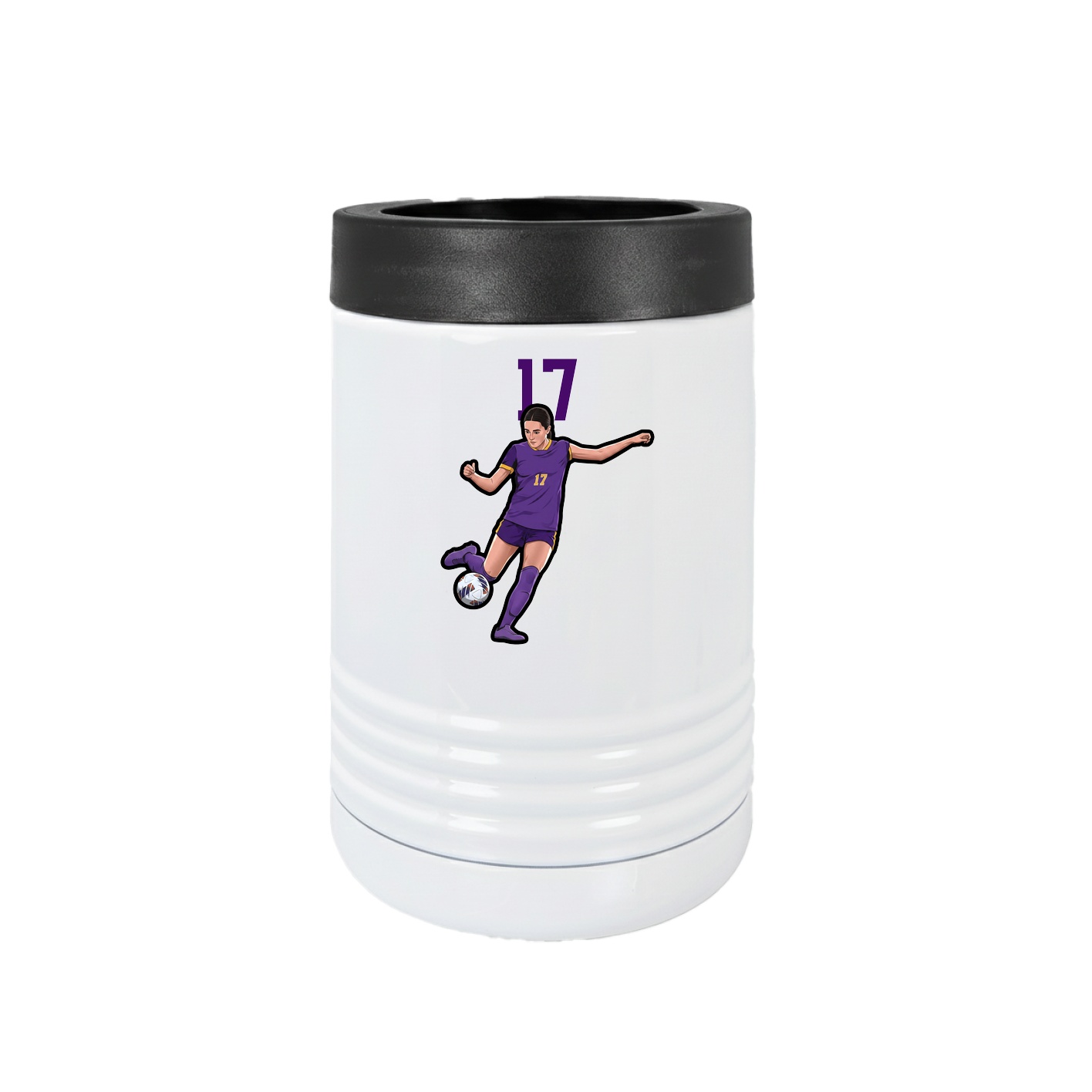 Beverage Holder — Number Top in White