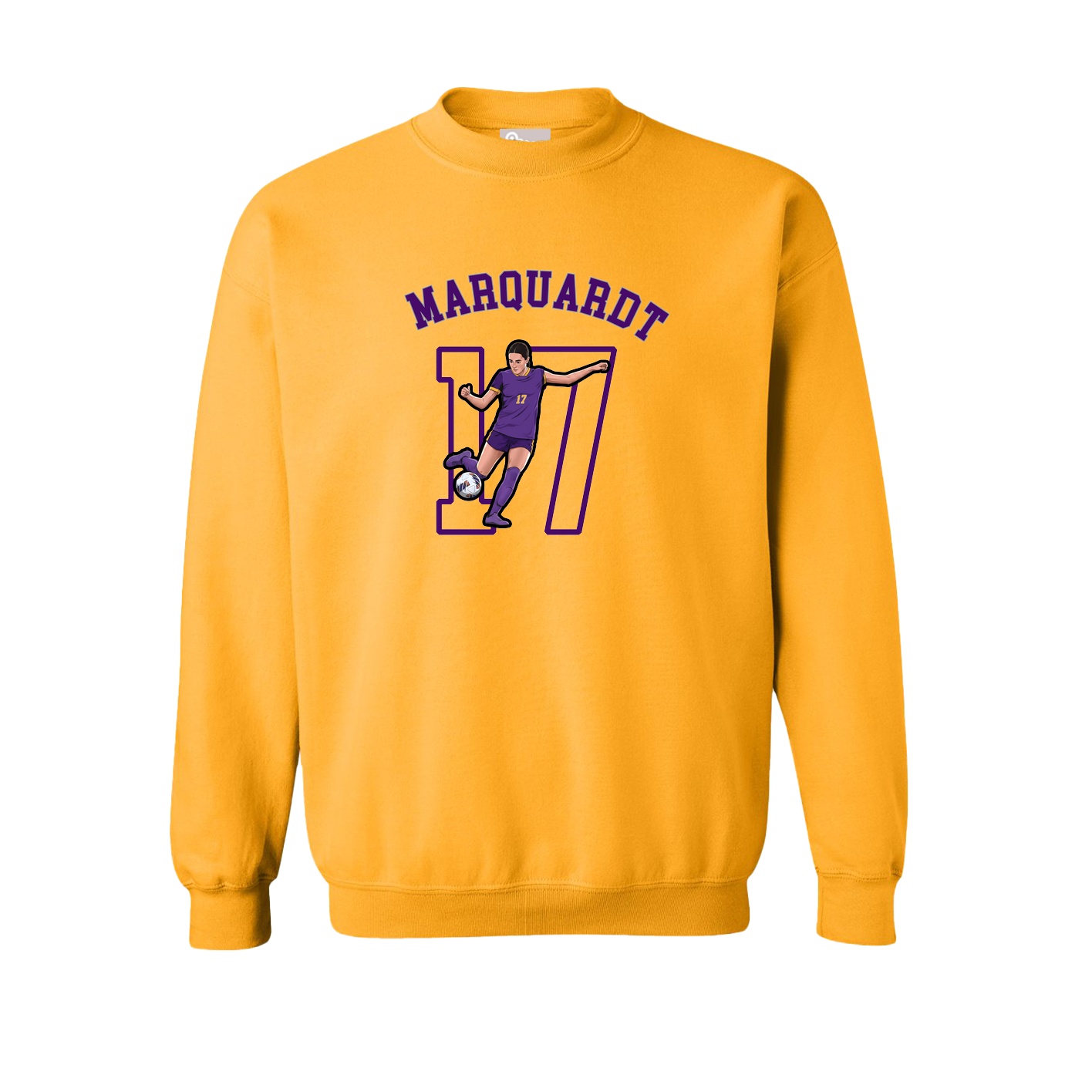 Fleece Crew — Shirsey Arch in Gold