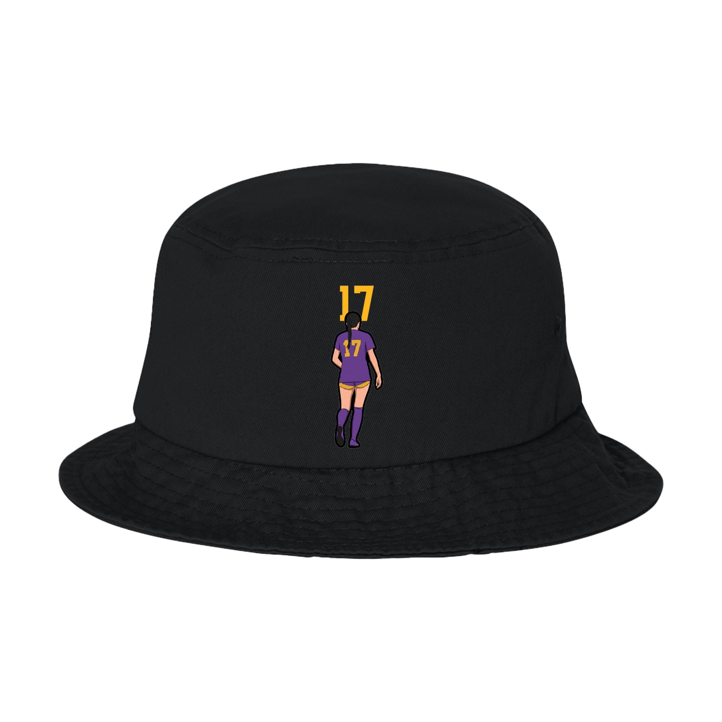 Bucket Cap — Number Top in Black