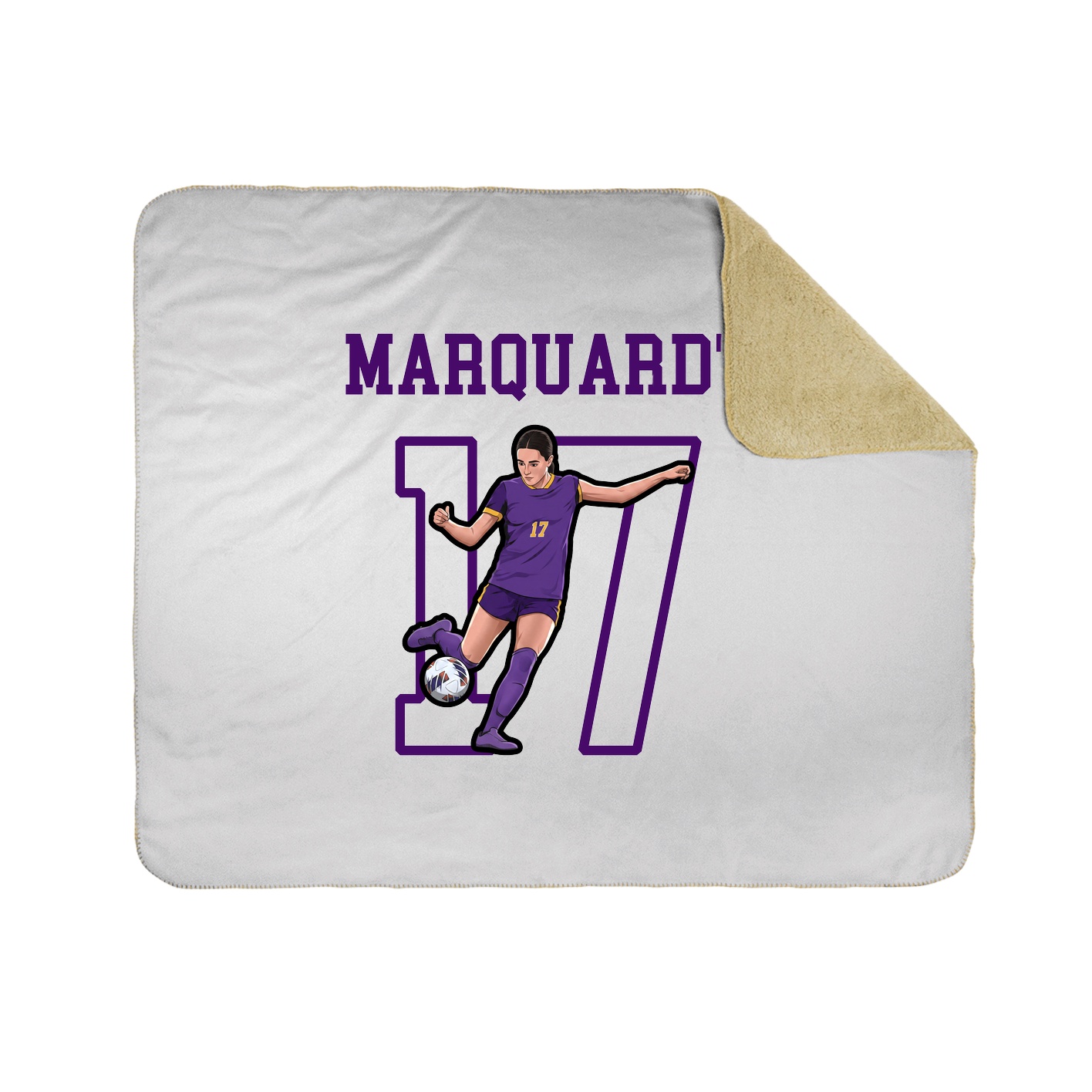 Throw Blanket — Shirsey in White
