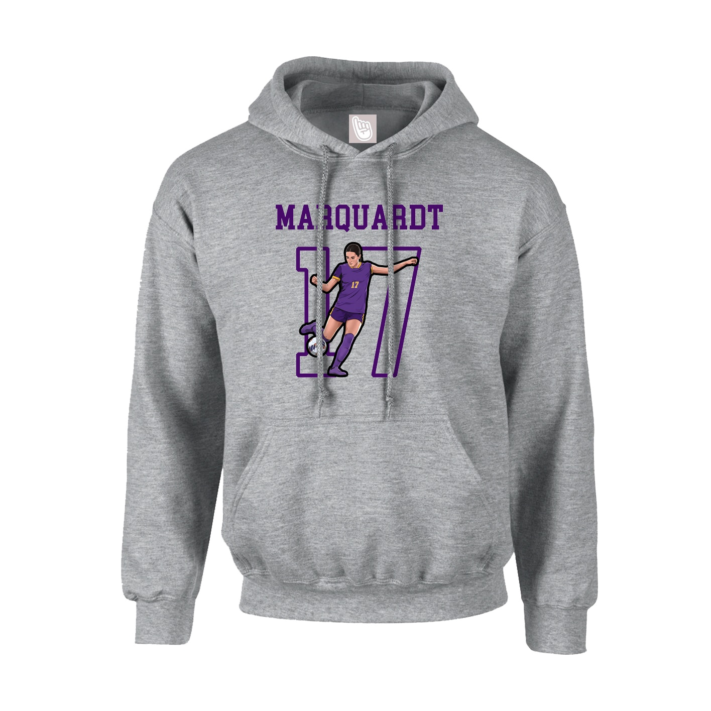 Hoodie — Shirsey in Grey