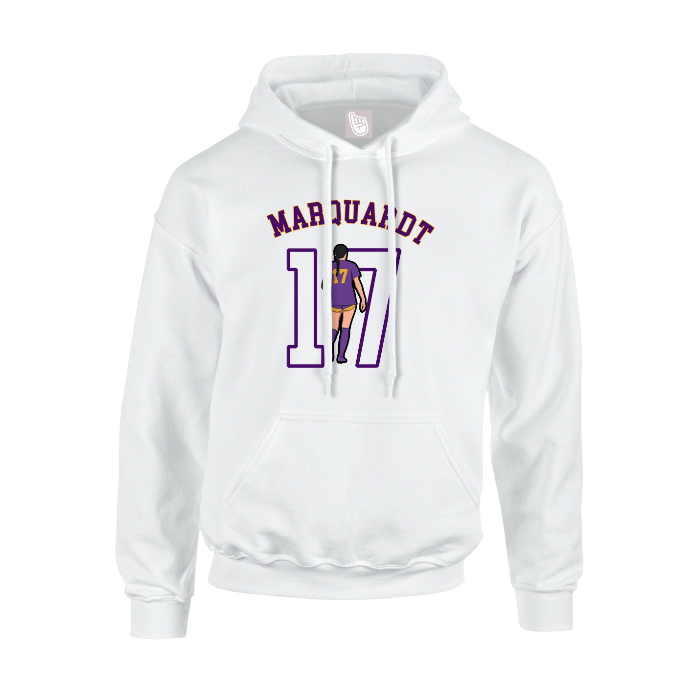 Hoodie — Shirsey Arch in White