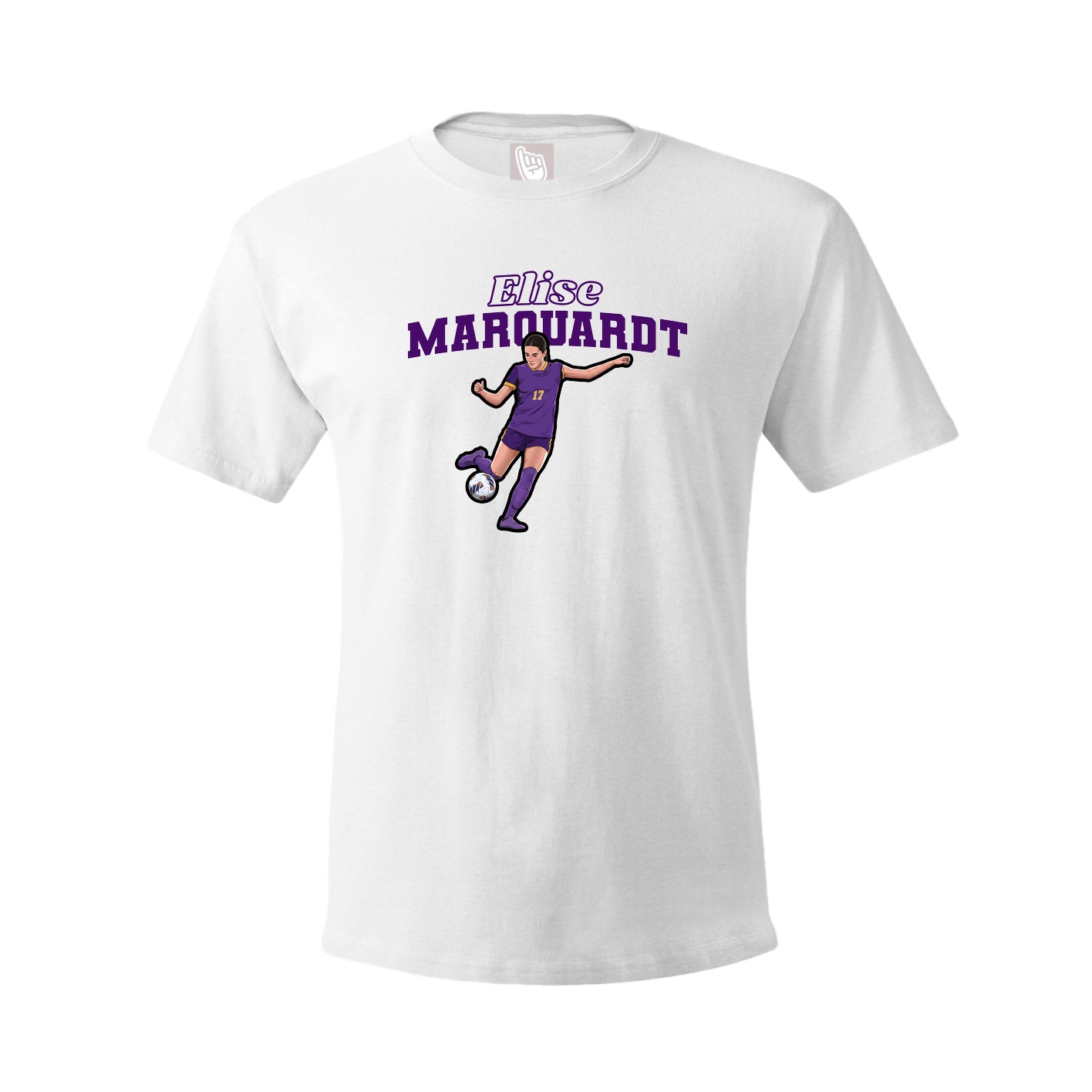 Tee — Name Arch in White