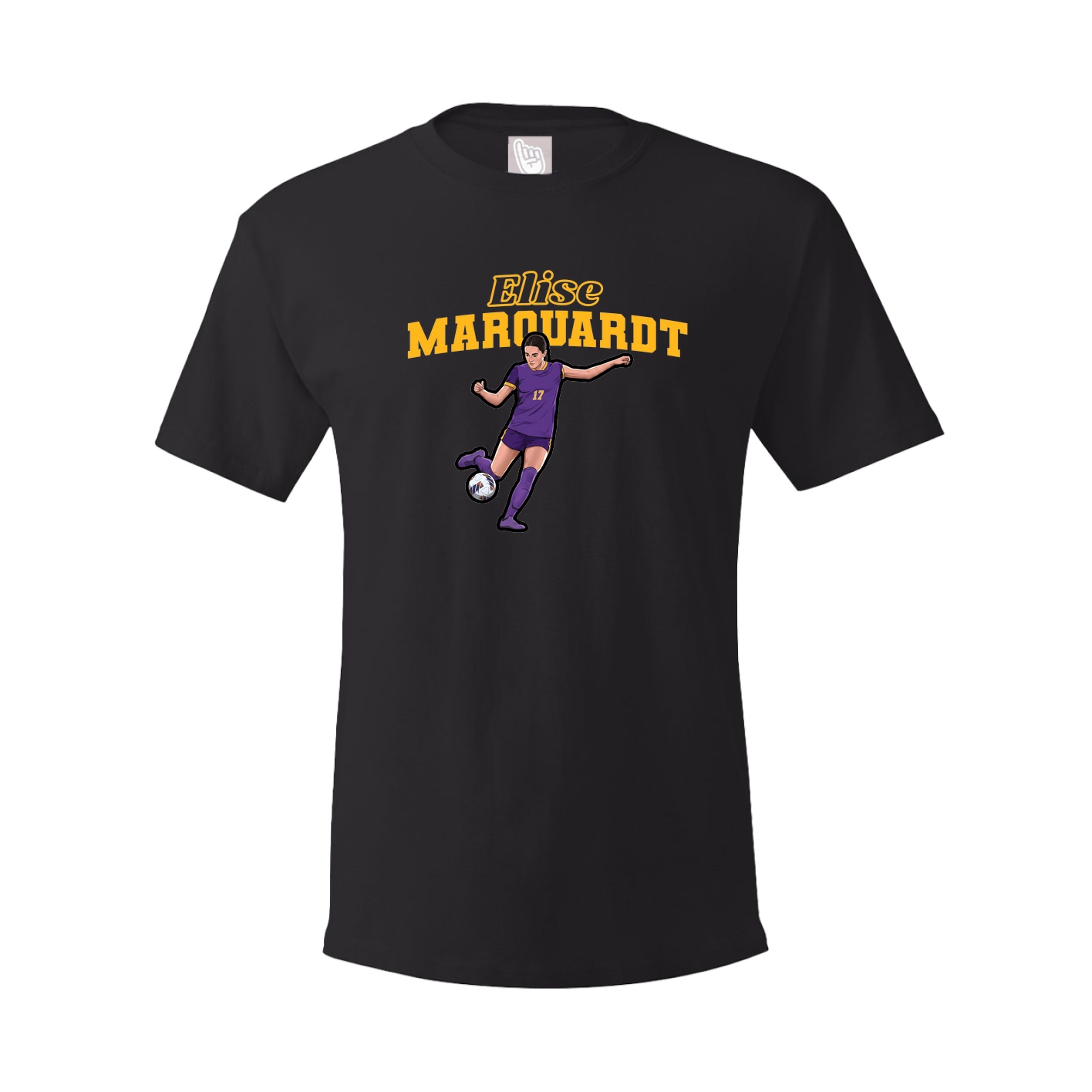 Youth Tee — Name Arch in Black