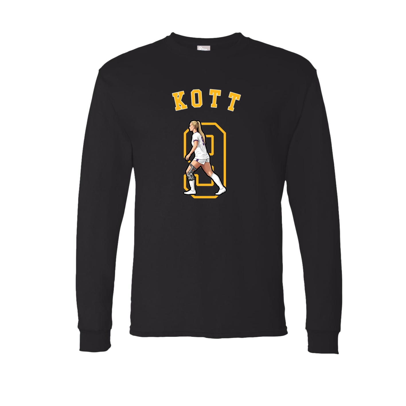 Long Sleeve Tee — Shirsey Arch in Black