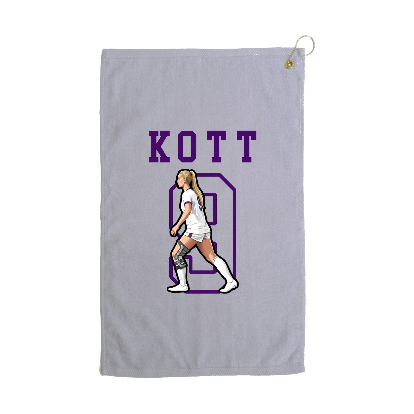 Golf Towel — Shirsey in Grey
