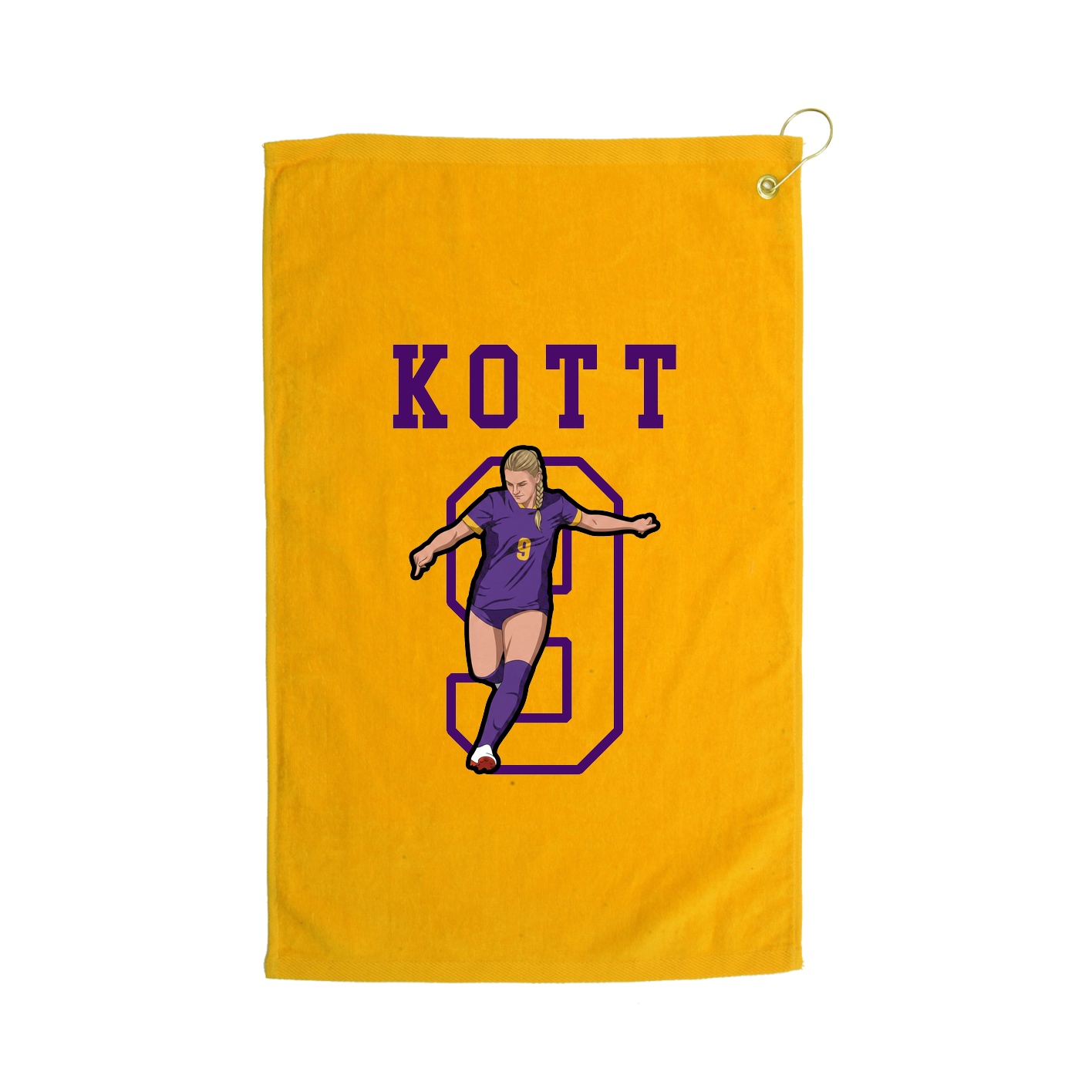 Golf Towel — Shirsey in Gold